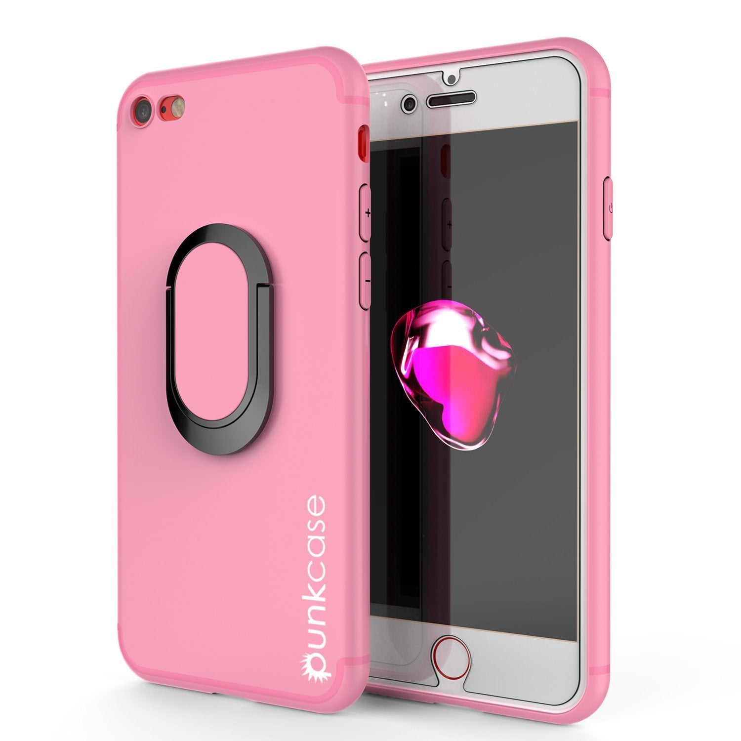 iPhone 8 Case, Punkcase Magnetix Protective TPU Cover W/ Kickstand, Tempered Glass Screen Protector [pink] - PunkCase NZ