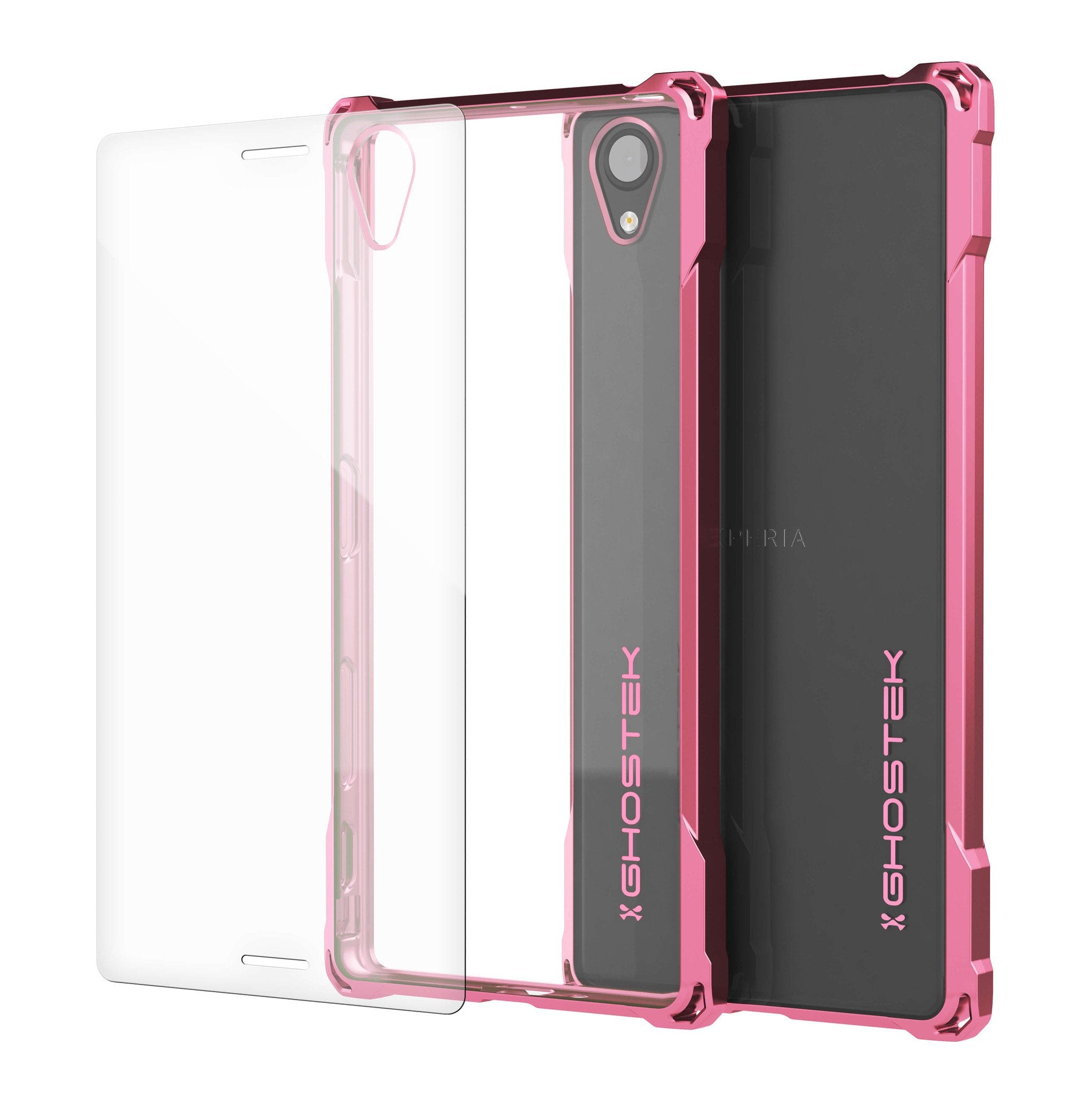 Xperia X Case, Ghostek® Covert Rose Pink  | Clear TPU | Warranty | Screen Protector | Ultra Fit - PunkCase NZ