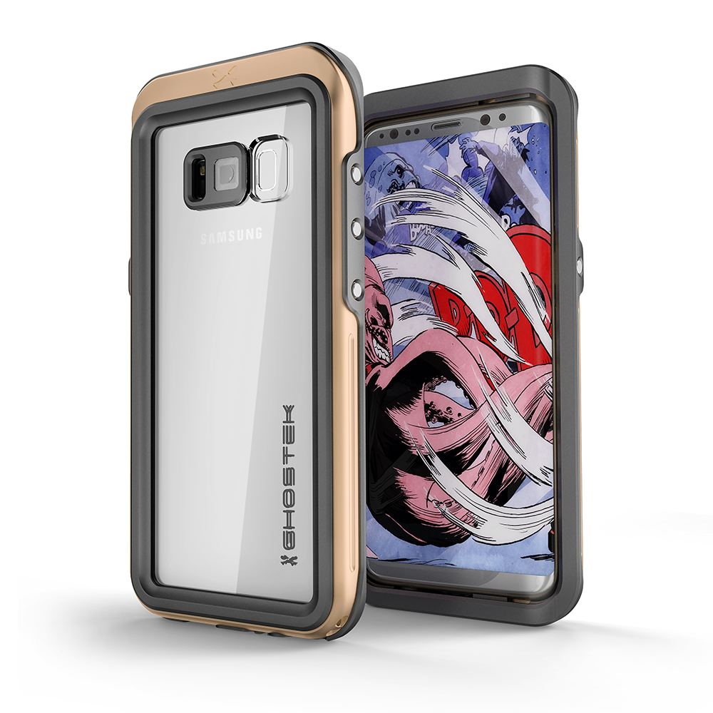 Galaxy S8 Waterproof Case, Ghostek Atomic 3 Series for Galaxy S8| Underwater | Shockproof | Dirt-proof | Snow-proof | Aluminum Frame