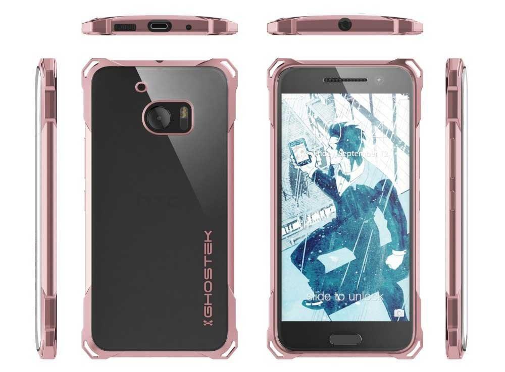 HTC 10 Case, Ghostek® Covert Peach Series Premium Slim Hybrid | w/Screen Protector | Ultra Fit - PunkCase NZ