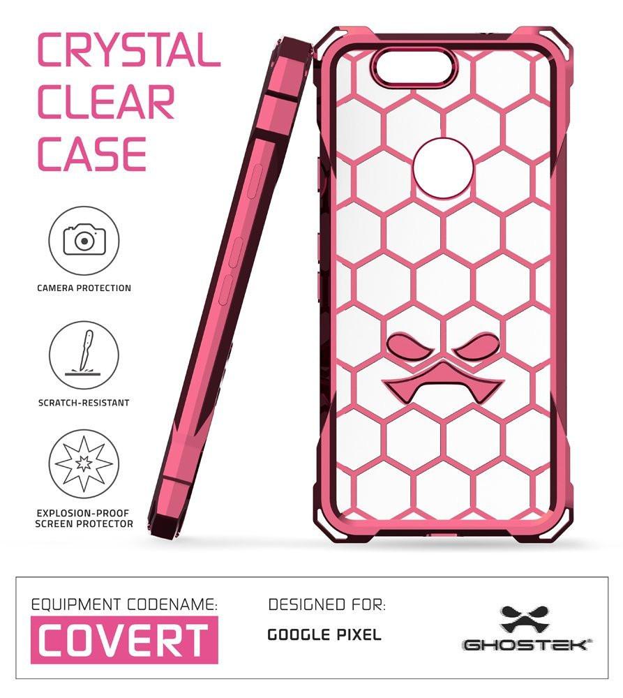 Google Pixel XL Case, Ghostek® Covert Rose Pink, Premium Impact Protective Armor | Warranty - PunkCase NZ
