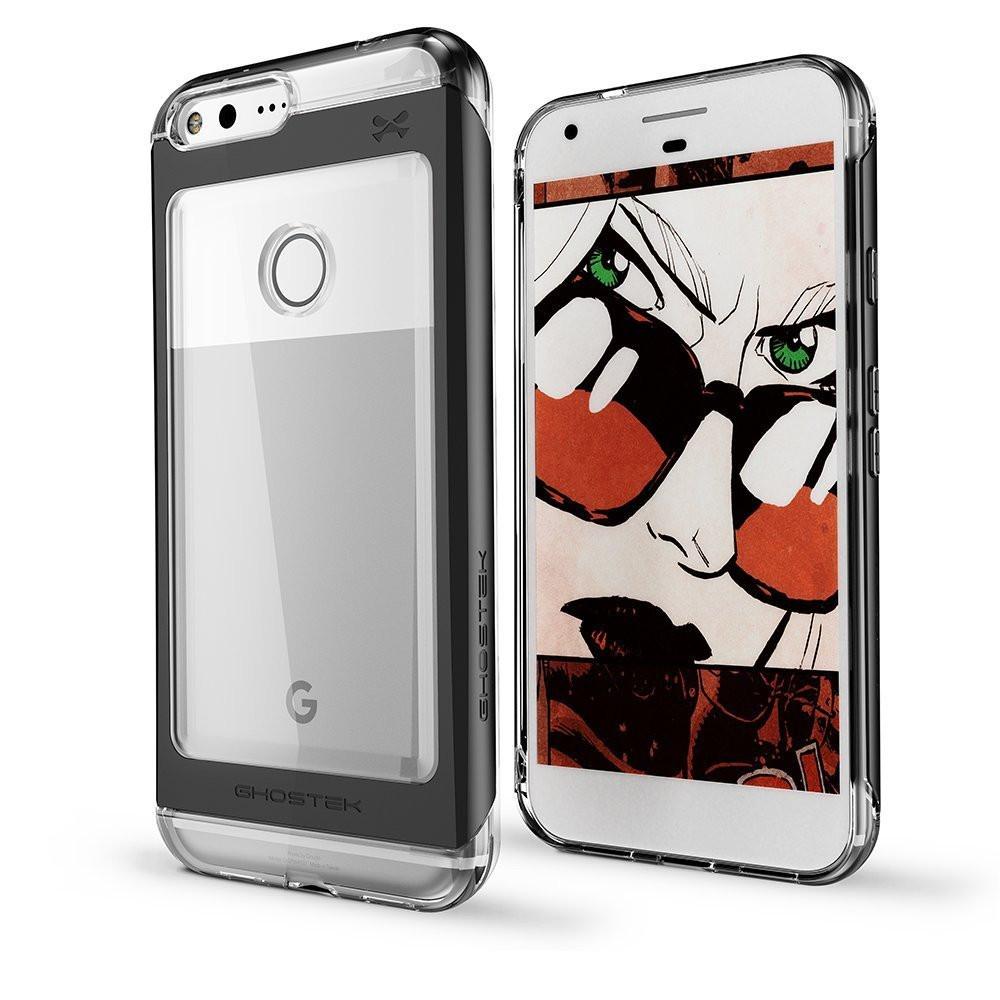 Google Pixel XL Case, Ghostek® Cloak 2.0 Black w/ ExplosionProof Screen Protector | Aluminum Frame - PunkCase NZ