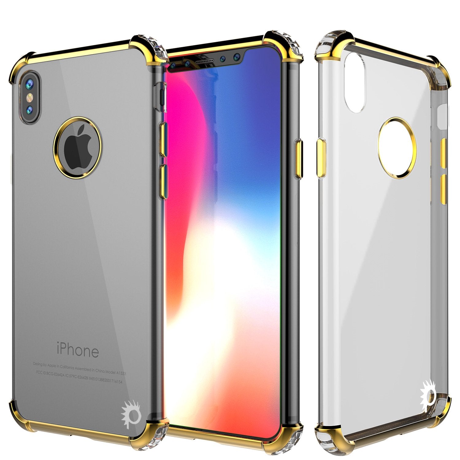iPhone X Case, Punkcase [BLAZE SERIES] Protective Cover W/ PunkShield Screen Protector [Shockproof] [Slim Fit] for Apple iPhone 10 [Gold] - PunkCase NZ