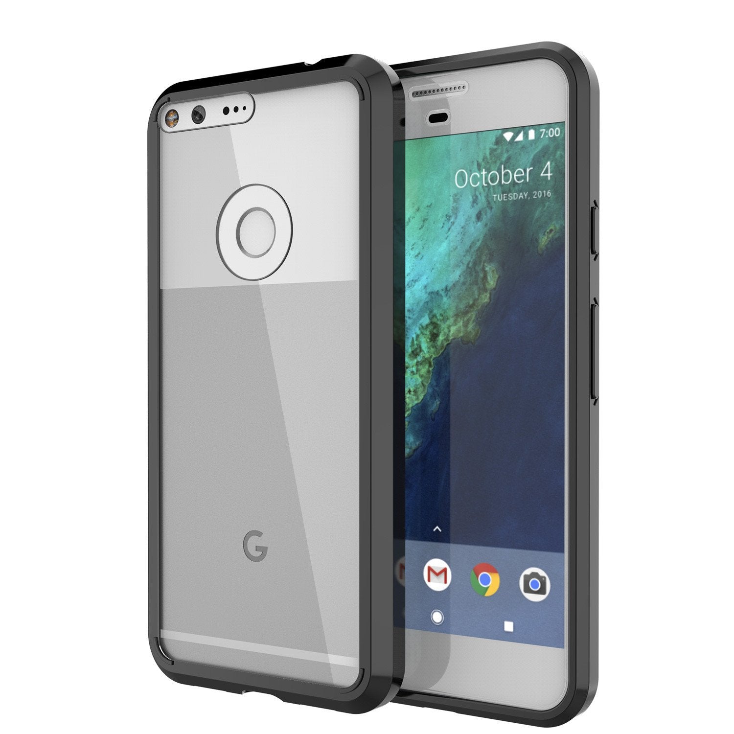 Google Pixel XL Case Punkcase® LUCID 2.0 Black Series w/ PUNK SHIELD Glass Screen Protector | Ultra Fit - PunkCase NZ