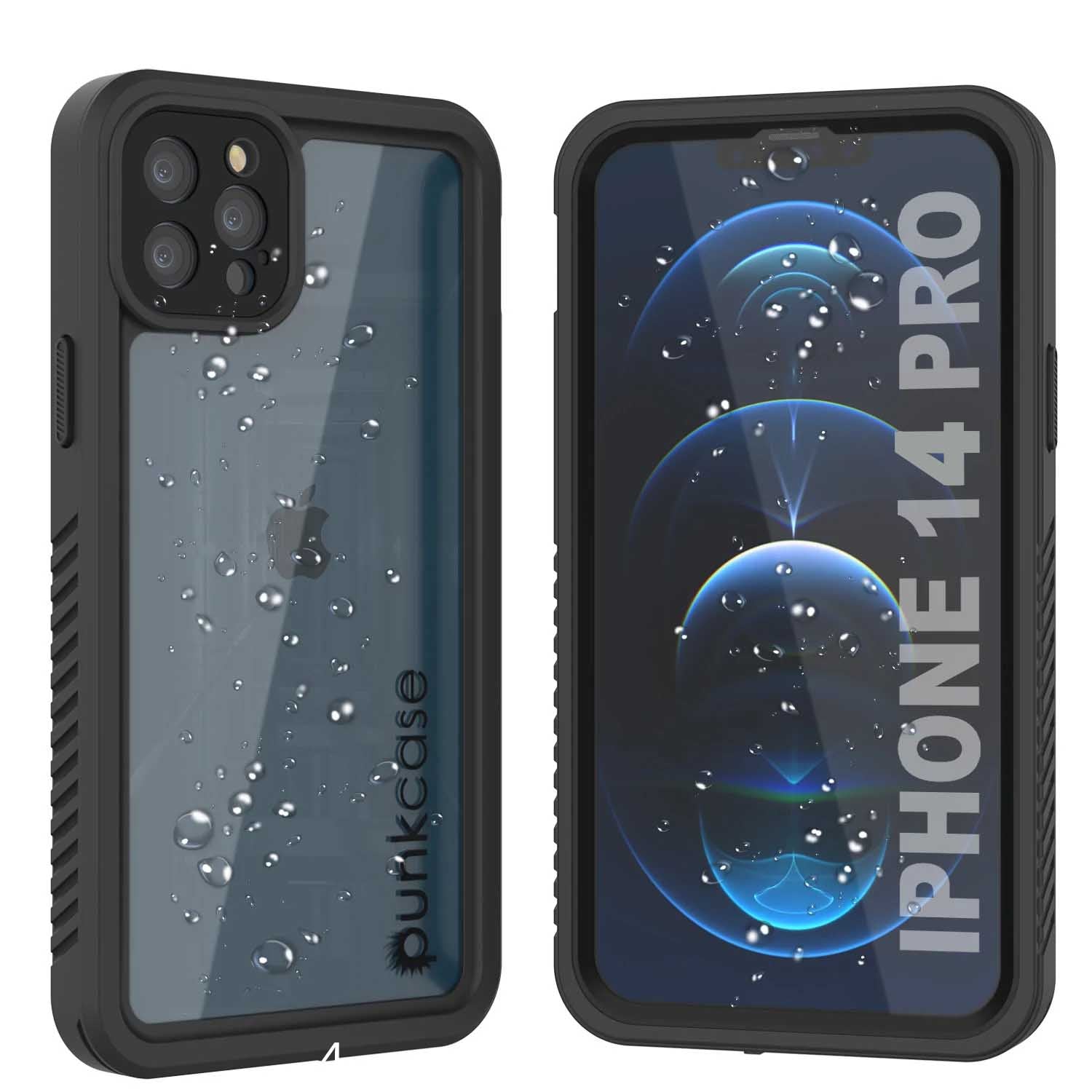 iPhone 14  Waterproof Case, Punkcase [Extreme Series] Armor Cover W/ Built In Screen Protector [Purple]