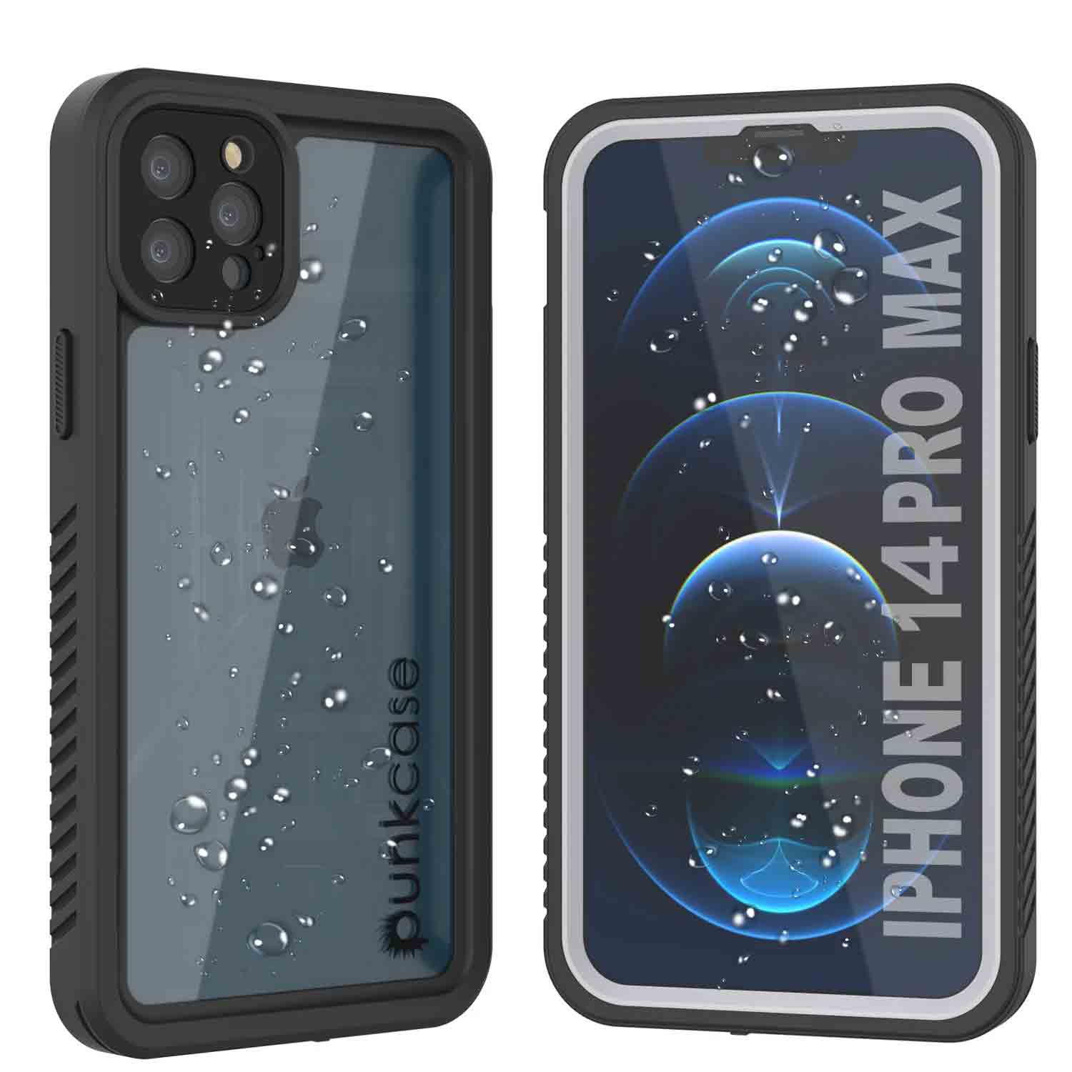 Products iPhone 14 Pro Max Waterproof Case, Punkcase [Extreme Series] Armor Cover W/ Built In Screen Protector [Light Blue]