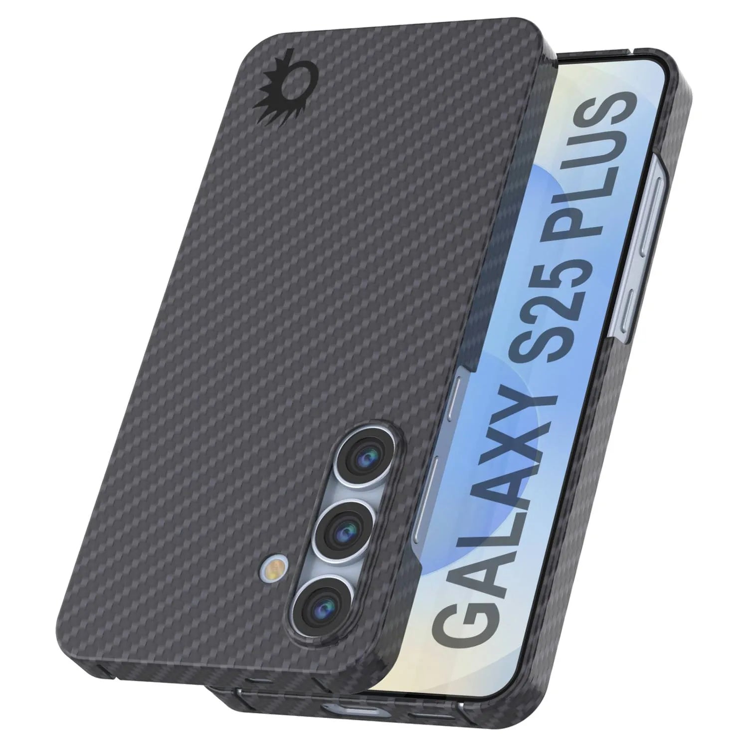 Punkcase Galaxy S25 Plus Carbon Fiber Case [AramidShield Series] Ultra Slim & Light Kevlar [Purple]