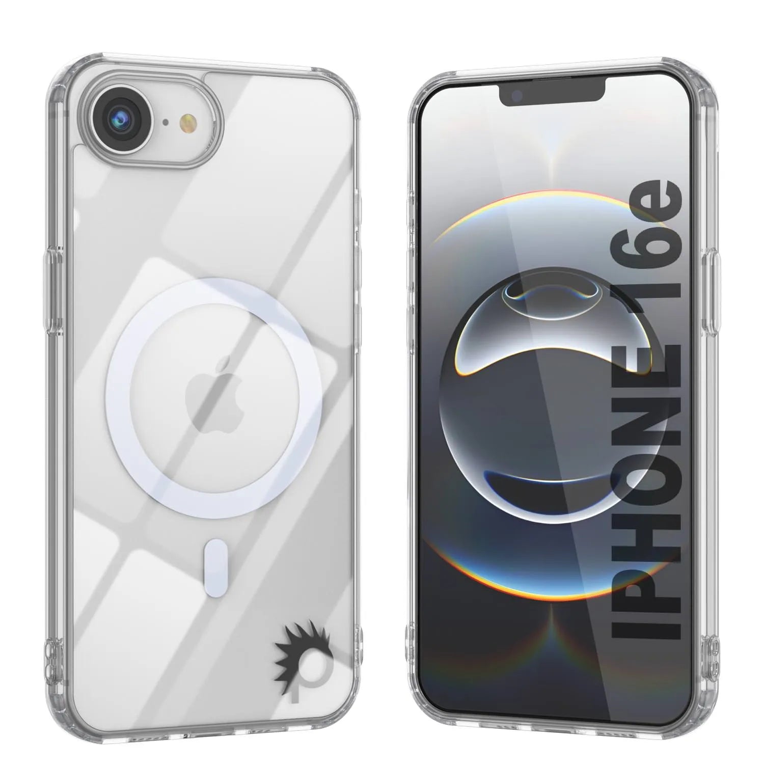Punkcase iPhone 16e Magnetic Wireless Charging Case [ClearMag Series][Gold]