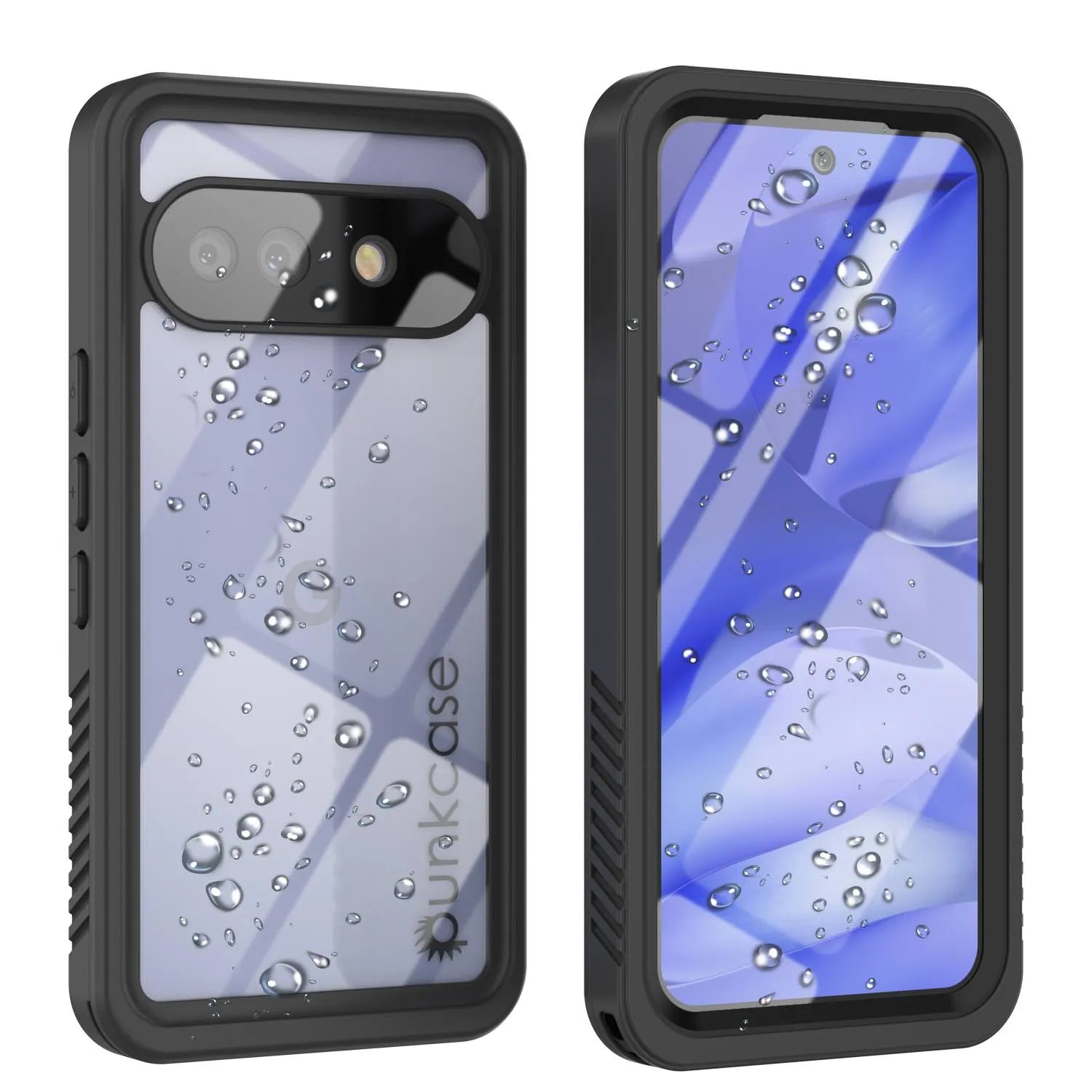 Google Pixel 9a Waterproof Case, Punkcase [Extreme Series] Armor Cover W/ Built In Screen Protector [Light Blue]