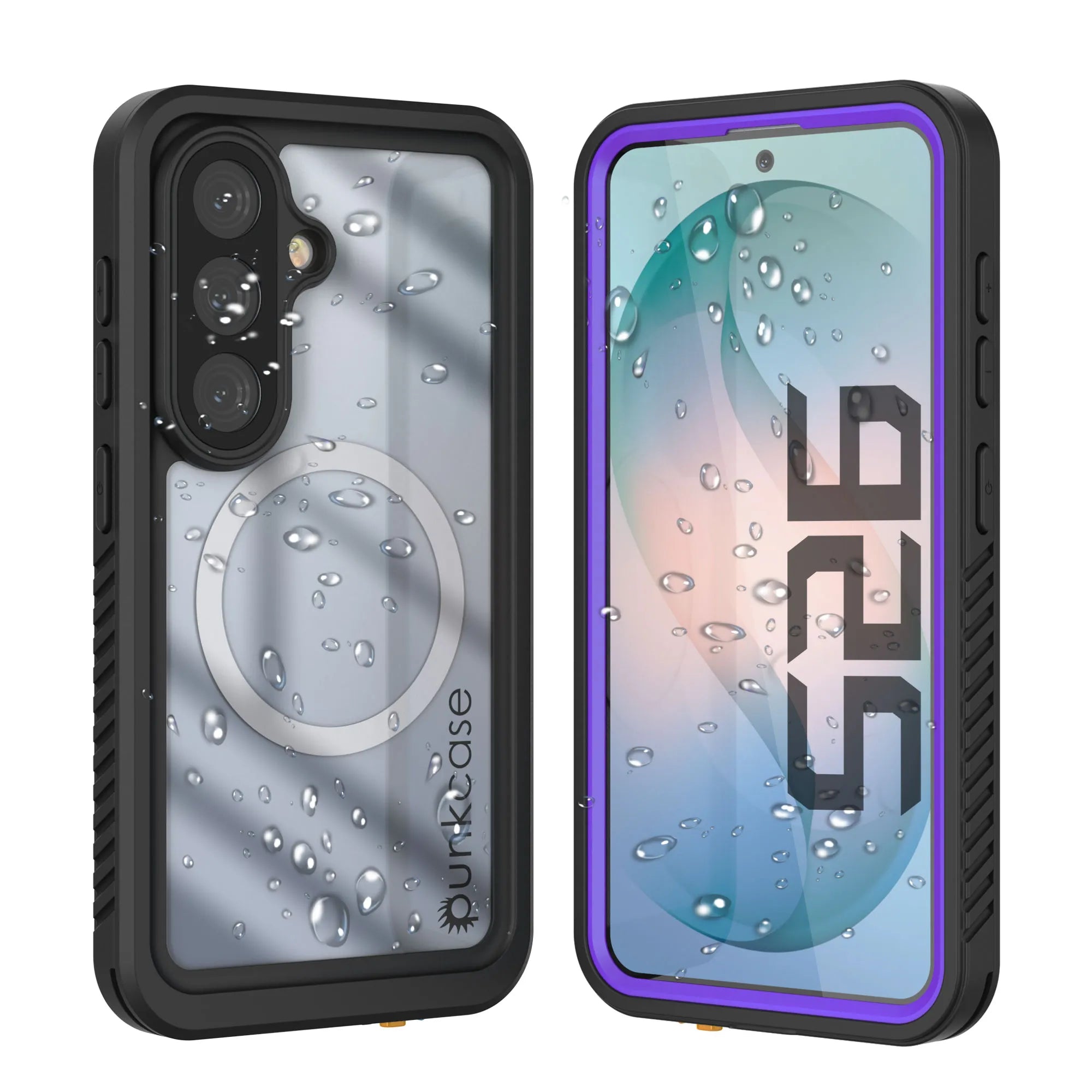 Galaxy S26 Waterproof Case, Punkcase [Extreme Mag Series] Armor Cover W/ Built In Screen Protector [Purple]