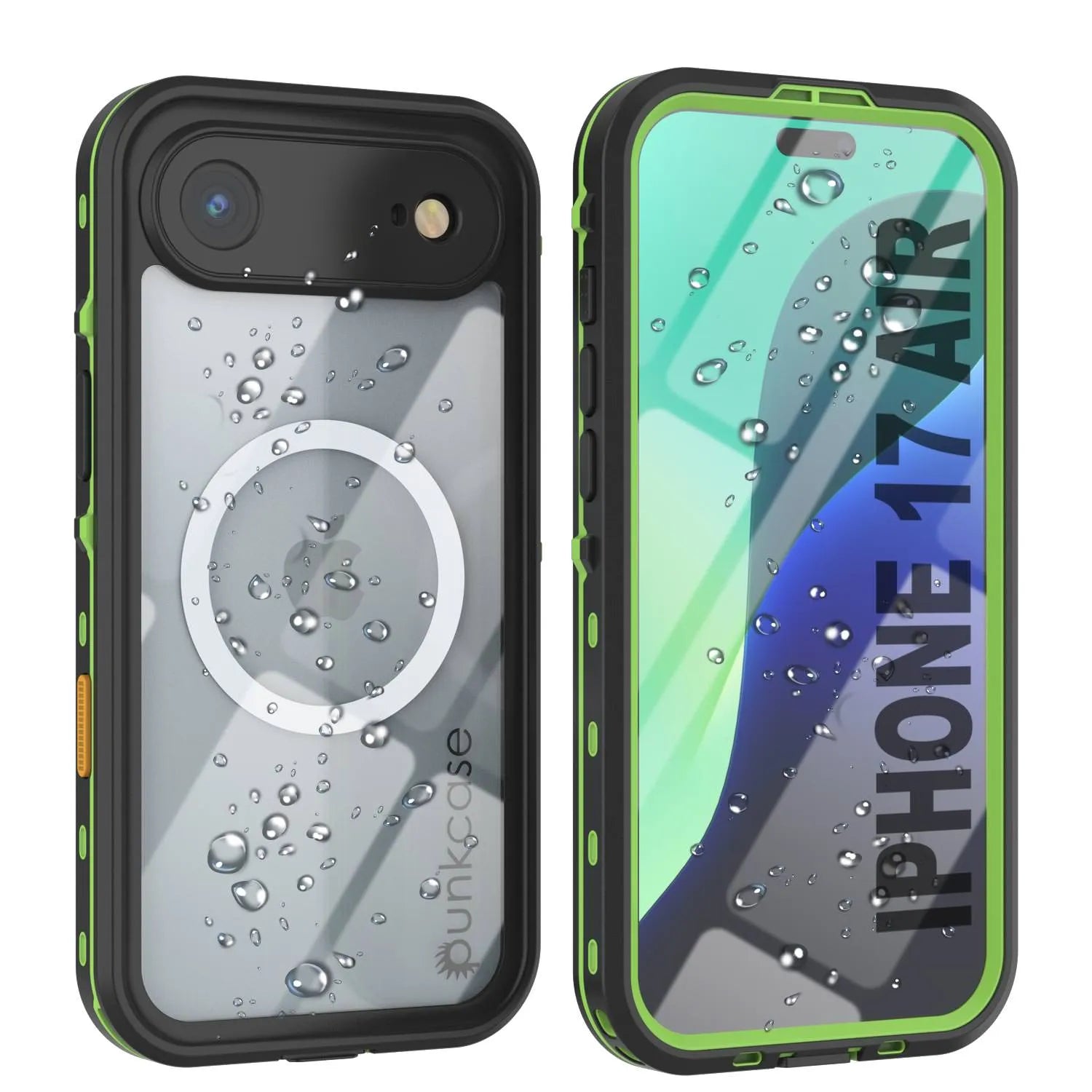 iPhone 17 Air Waterproof IP68 Case, Punkcase [Light green] [StudStar Series] [Slim Fit] [Dirtproof]