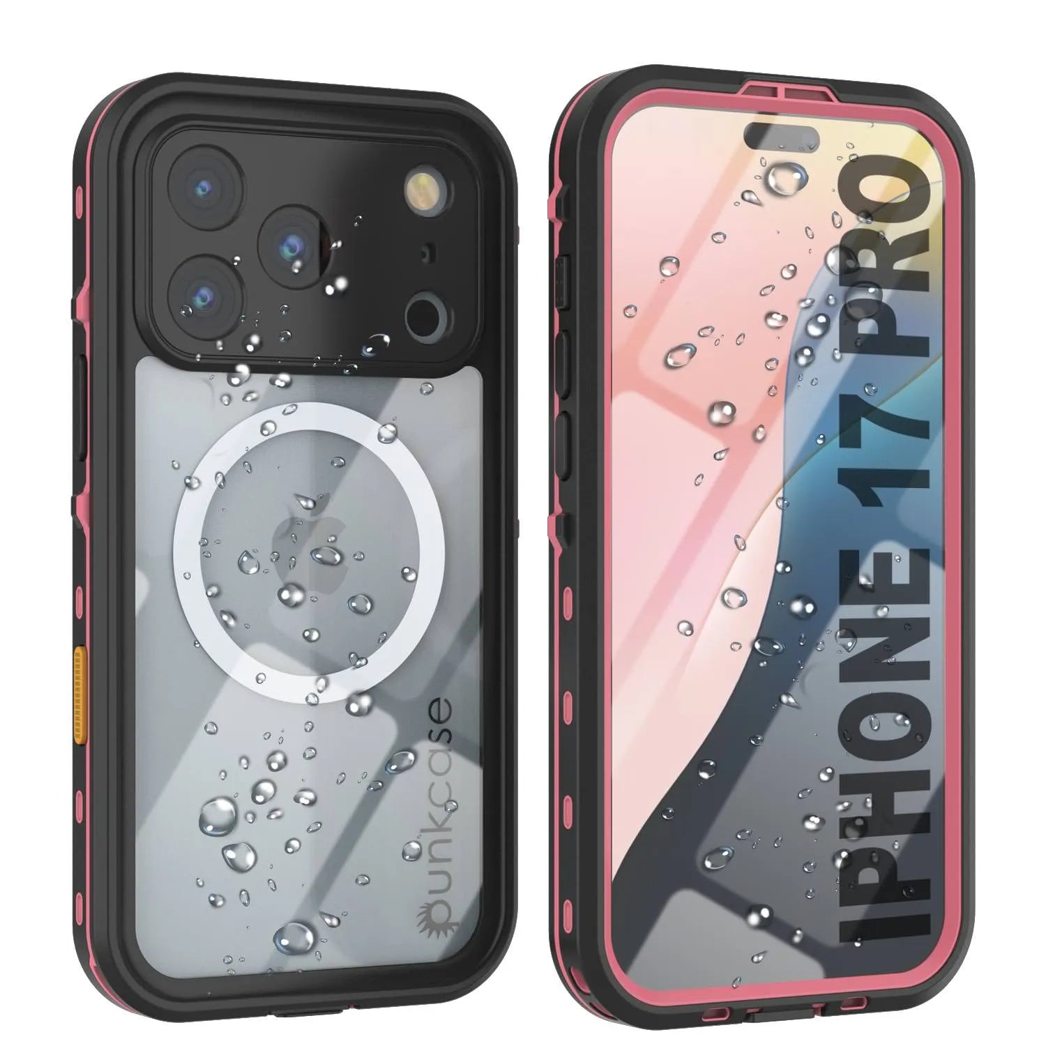 iPhone 17 Pro Waterproof IP68 Case, Punkcase [Lilac] [StudStar Series] [Slim Fit] [Dirtproof]