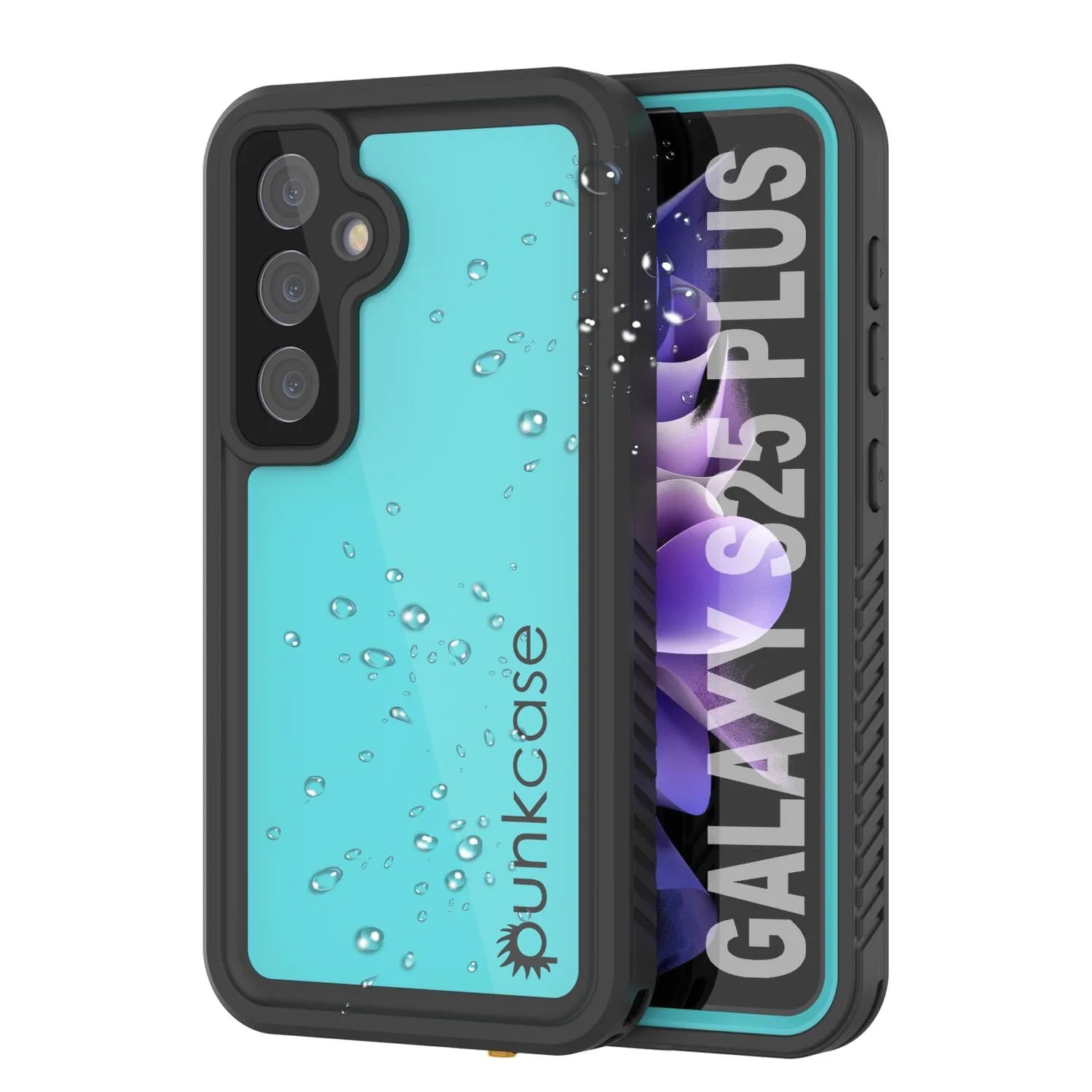 Galaxy S25+ Plus Waterproof Case PunkCase StudStar Black Thin 6.7ft Underwater IP68 Shock/Snow Proof