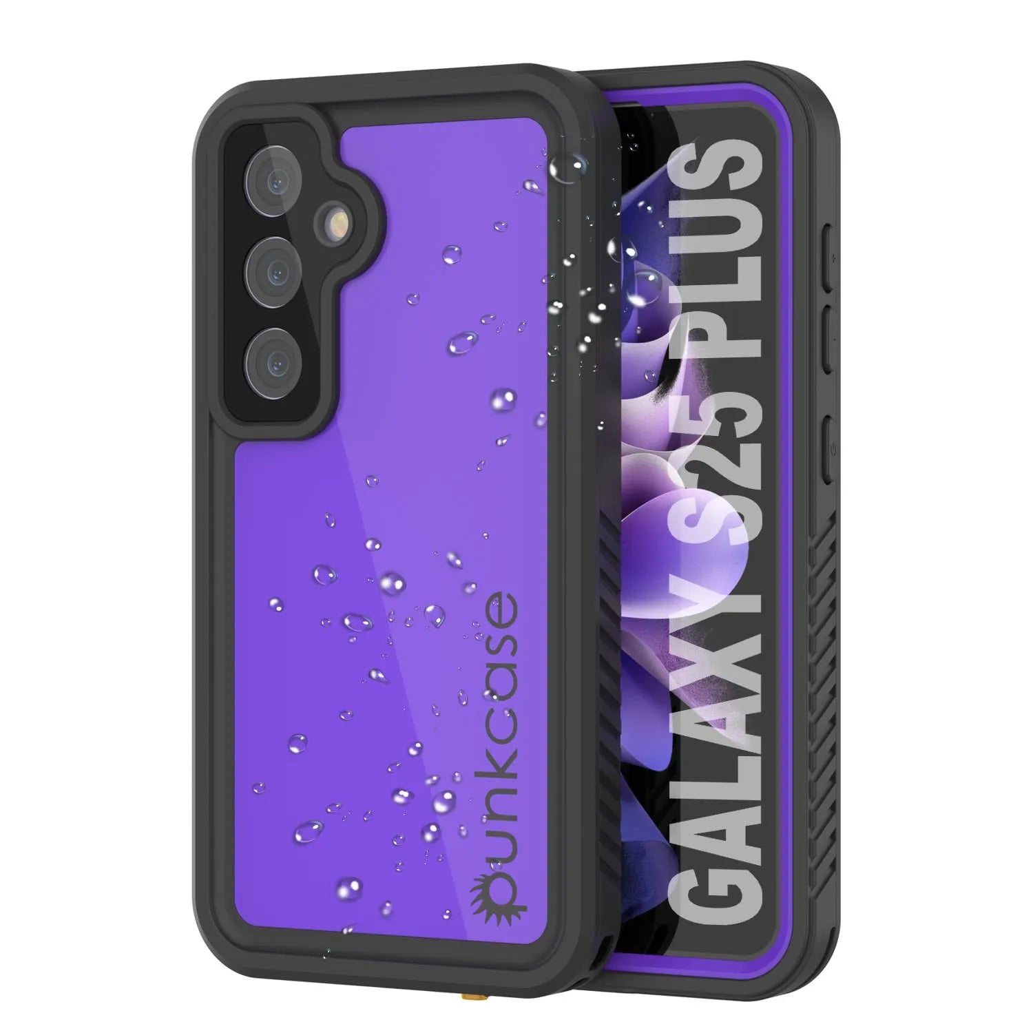 Galaxy S25+ Plus Waterproof Case PunkCase StudStar Light Blue Thin 6.7ft Underwater IP68 ShockProof