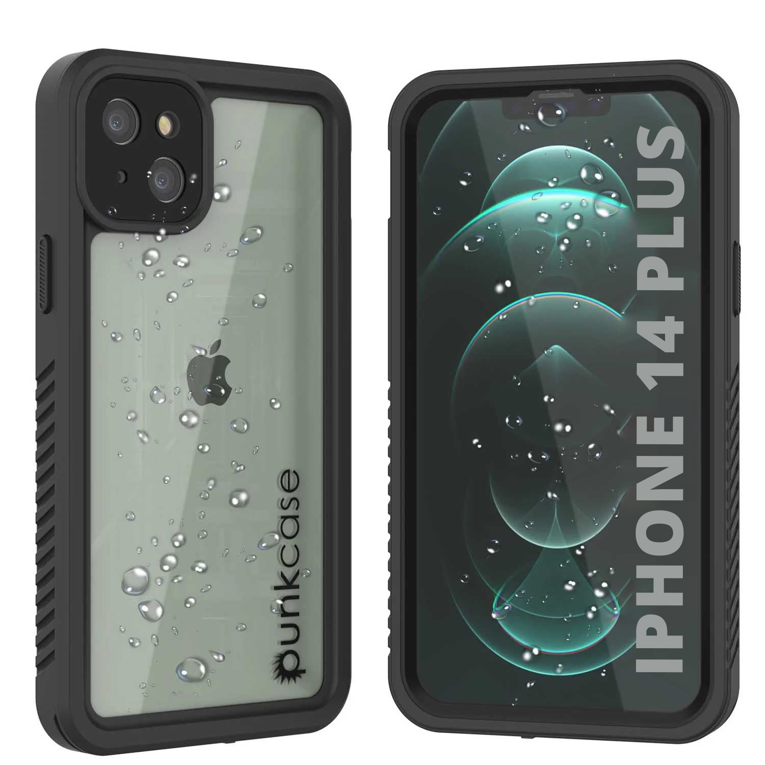 iPhone 14 Plus Waterproof Case, Punkcase [Extreme Series] Armor Cover W/ Built In Screen Protector [Red]