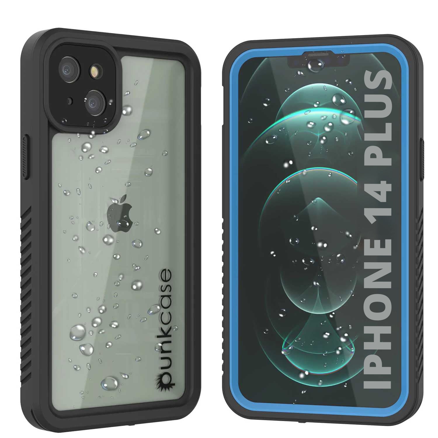 iPhone 14 Plus Waterproof Case, Punkcase [Extreme Series] Armor Cover W/ Built In Screen Protector [White]