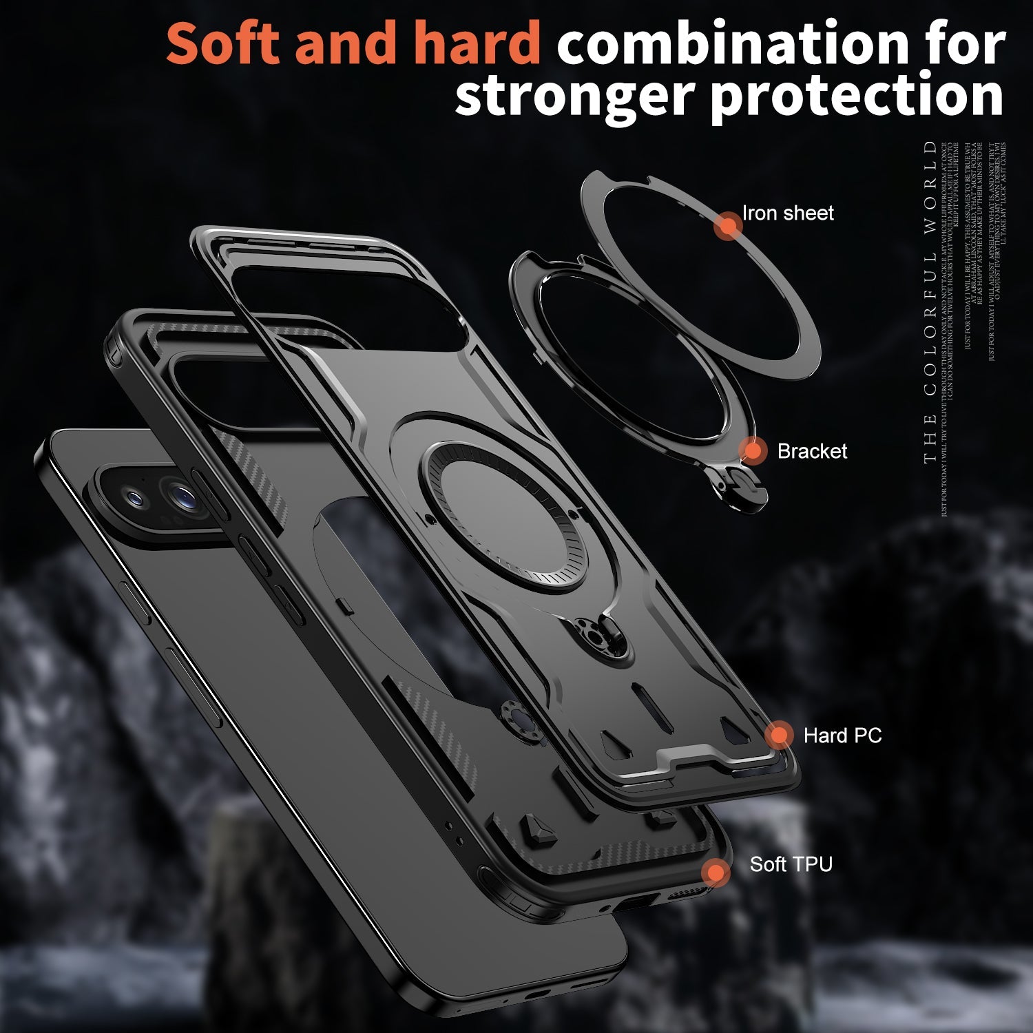 Google Pixel 10 Pro XL Case Magnetix 2.0 w/ Kickstand [Black]