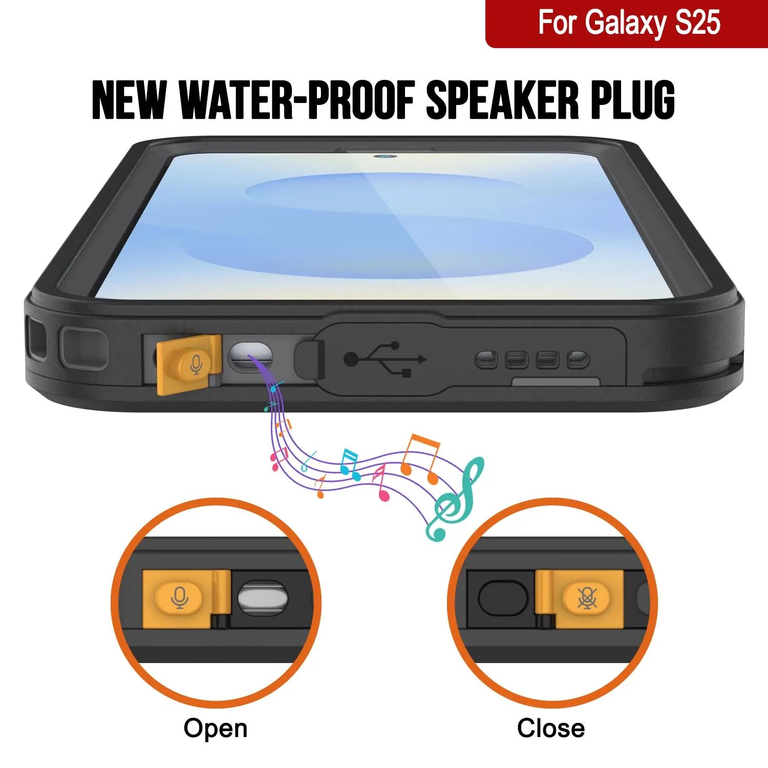 Galaxy S25 Water/ Shockproof [Extreme Series] With Screen Protector Case [Light Blue]