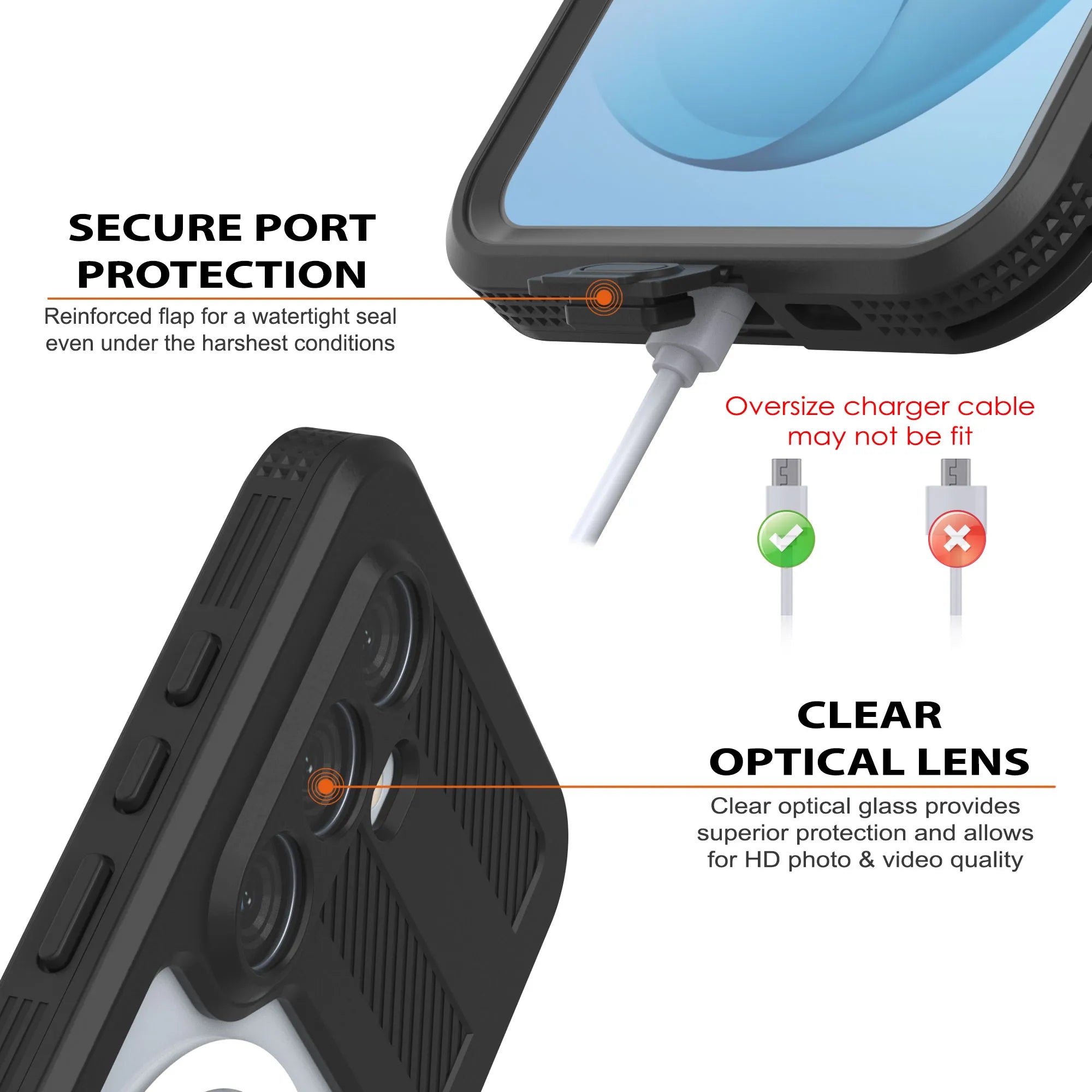 Galaxy S26 Waterproof Case [Alpine 2.0 Series] [Slim Fit] [IP68 Certified] [Shockproof] [Black]
