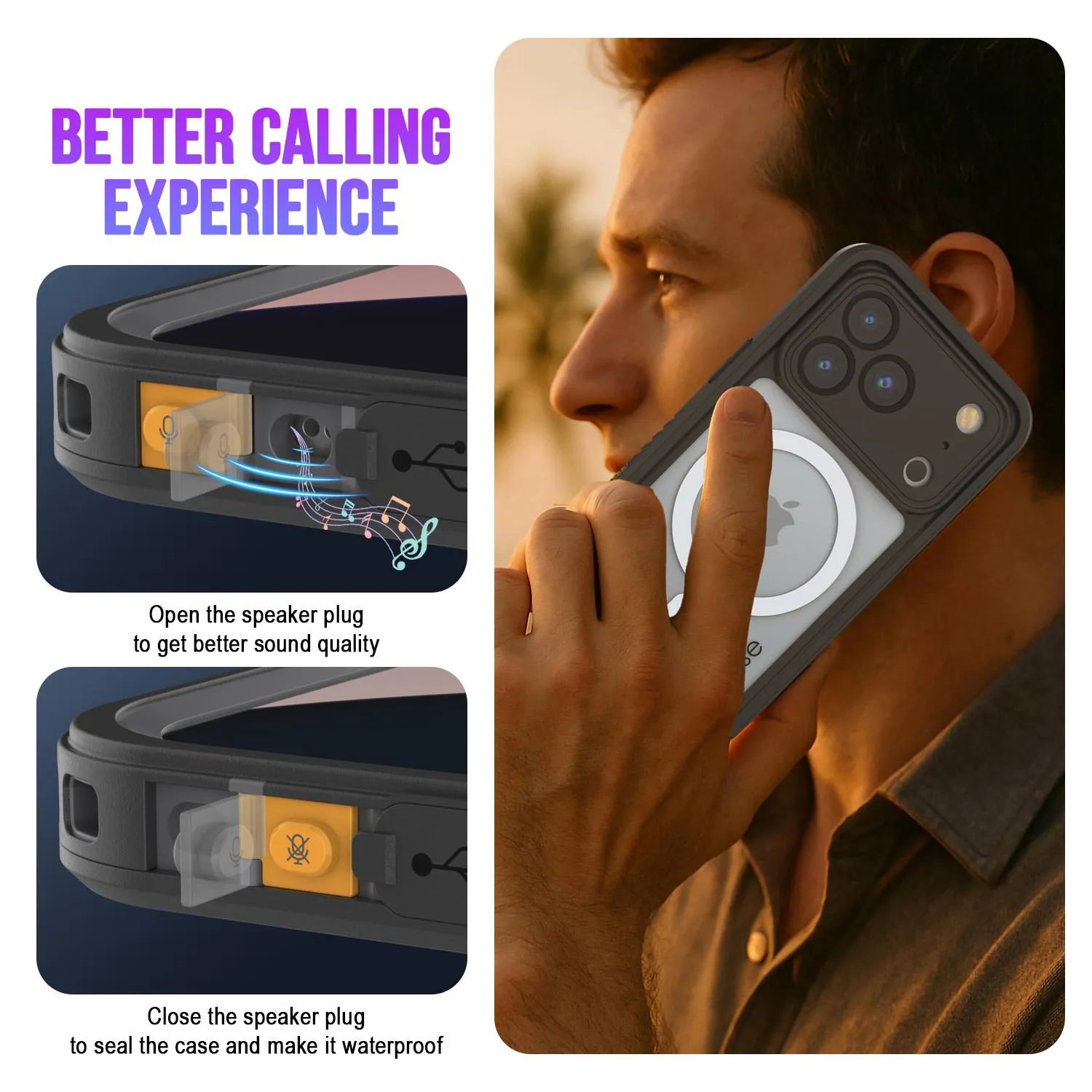 iPhone 17 Pro Waterproof Case, Punkcase [Extreme Series] Armor Cover W/ Built In Screen Protector [Navy Blue]