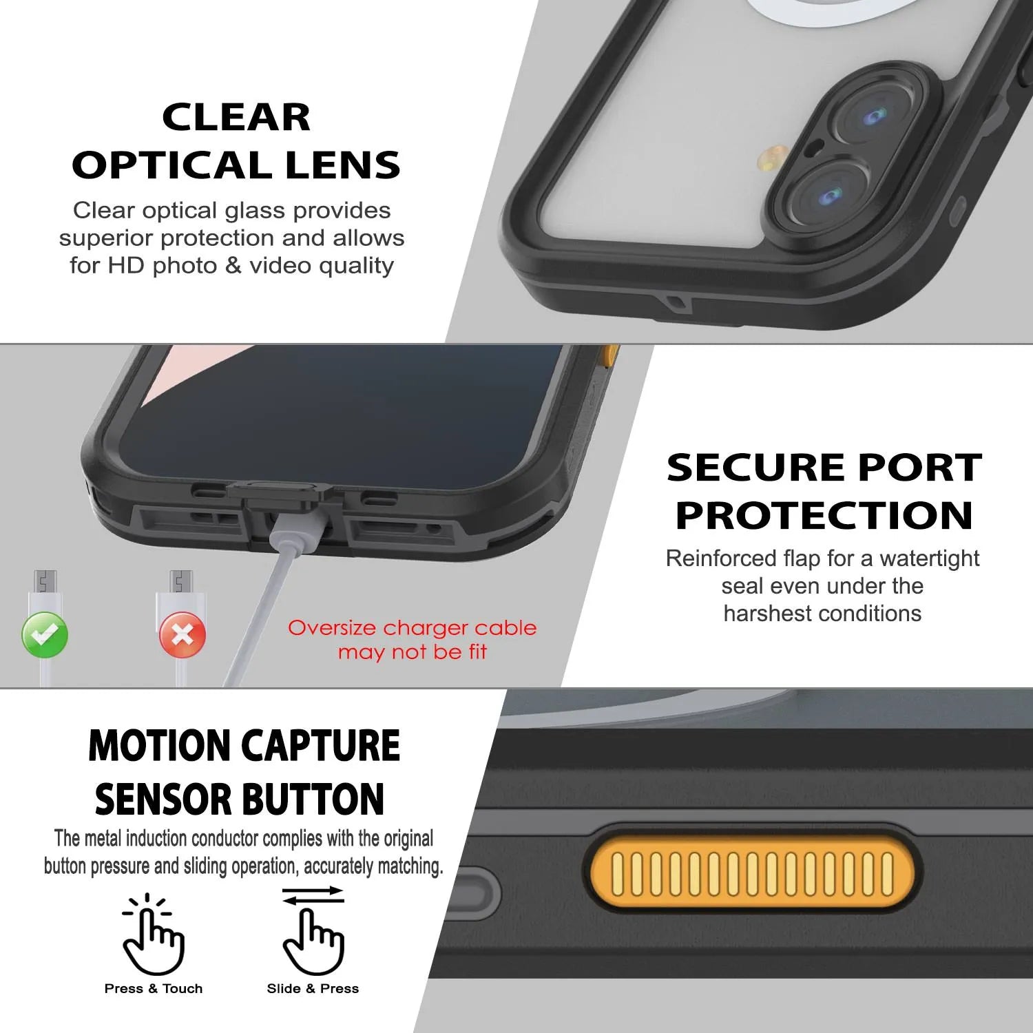 iPhone 17 Waterproof IP68 Case, Punkcase [Lilac] [StudStar Series] [Slim Fit] [Dirtproof]