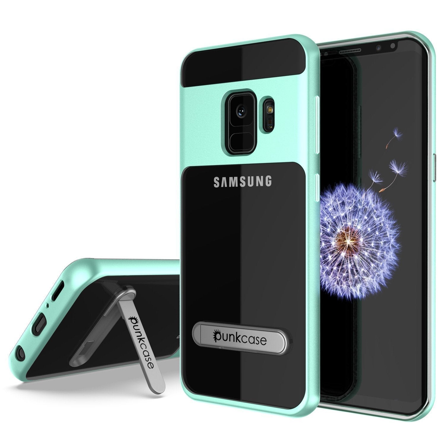 Galaxy S10 Case, PUNKcase [LUCID 3.0 Series] [Slim Fit] [Clear Back] Armor Cover w/ Integrated Screen Protector [Black]