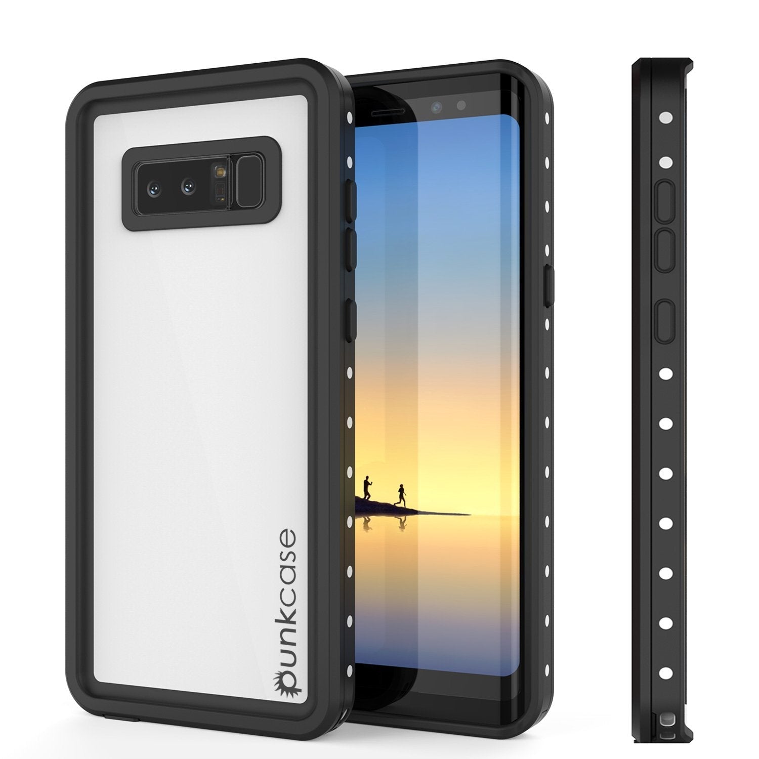 Galaxy Note 8 Waterproof Case Punkсase StudStar Clear Thin 6.6ft Underwater IP68 Shock/Snow Proof