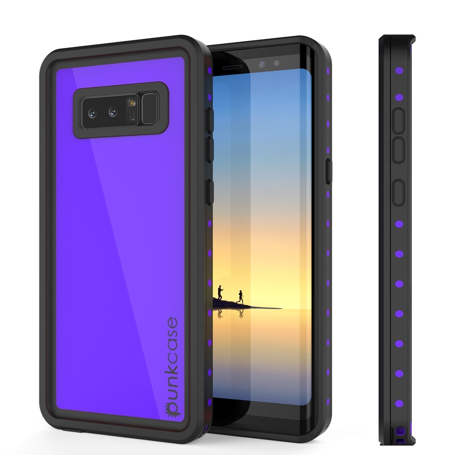 Galaxy Note 8 Waterproof Case Punkсase StudStar Clear Thin 6.6ft Underwater IP68 Shock/Snow Proof