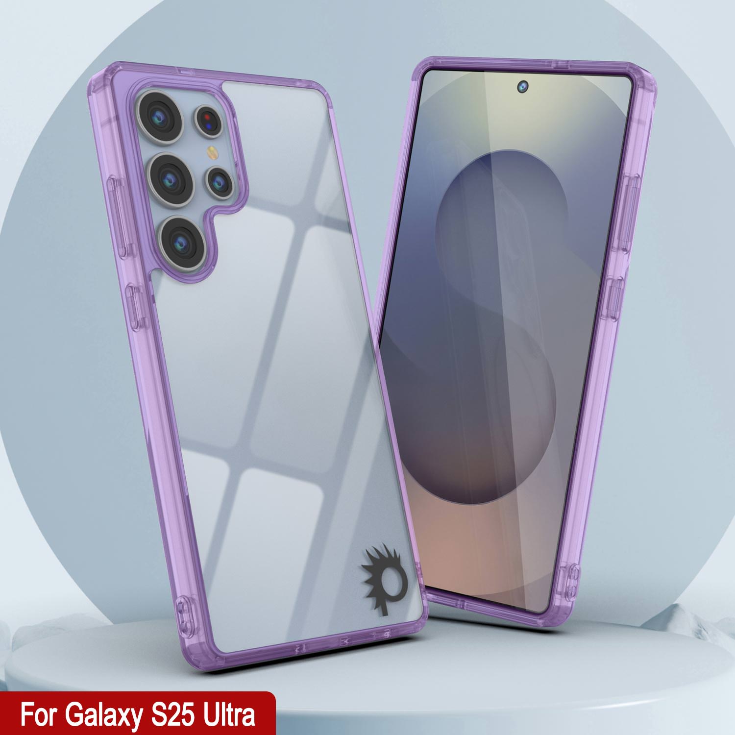 Galaxy S25 Ultra Case [Clear Acrylic Series] [Non-Slip] For Galaxy S25 Ultra [Purple]