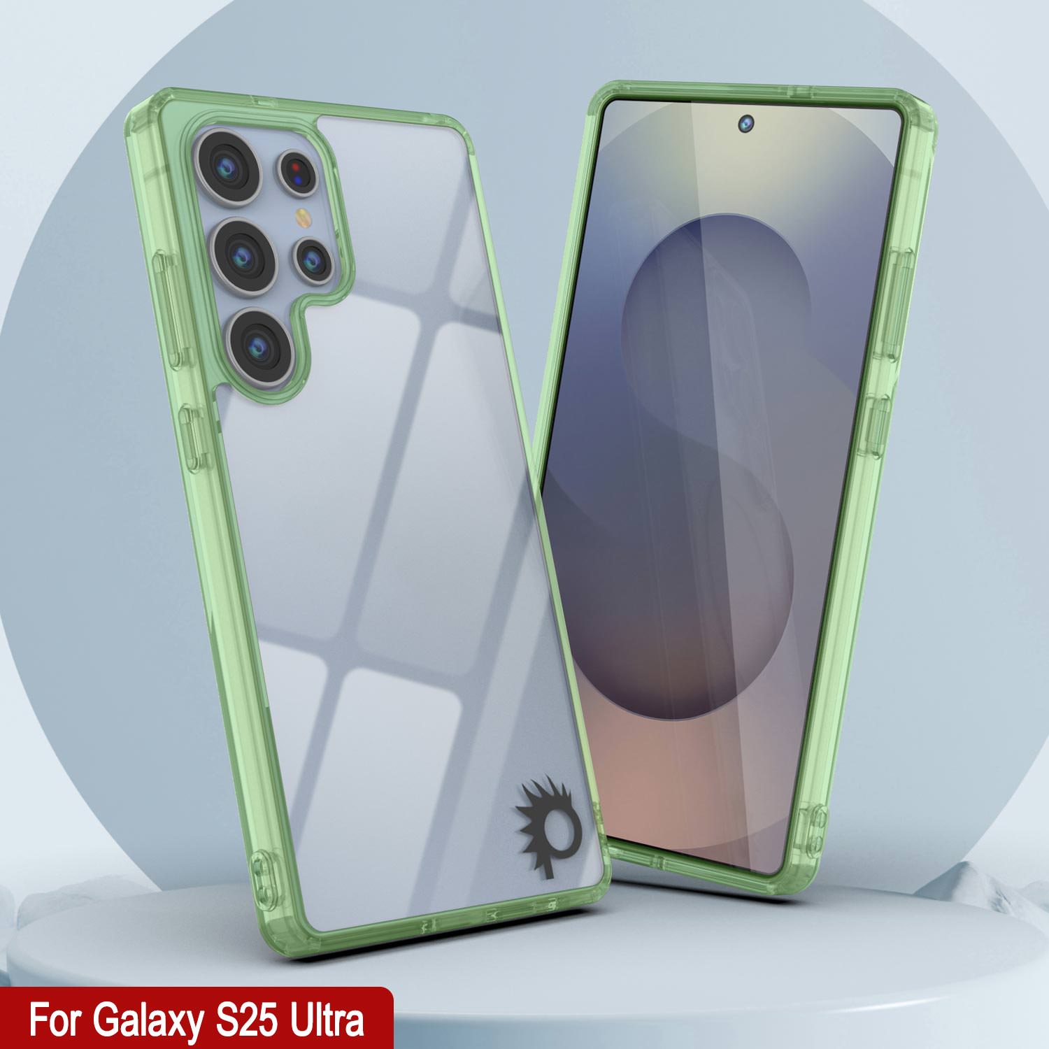 Galaxy S25 Ultra Case [Clear Acrylic Series] [Non-Slip] For Galaxy S25 Ultra [Green]