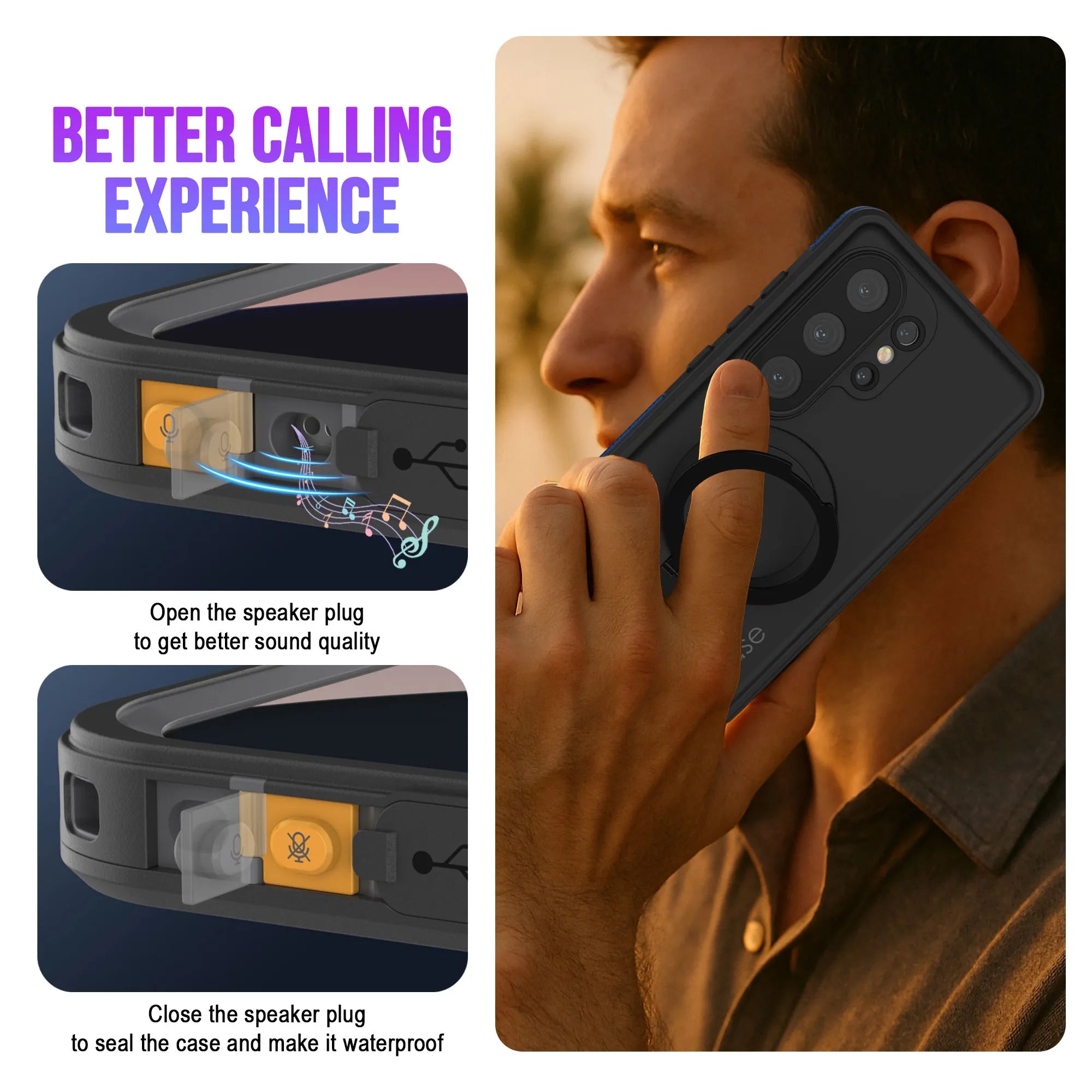 Galaxy S26 Ultra Waterproof Case [Kickstud 2.0 Series] Protective IP68 Cover W/Screen Protector & Kickstand [Green]