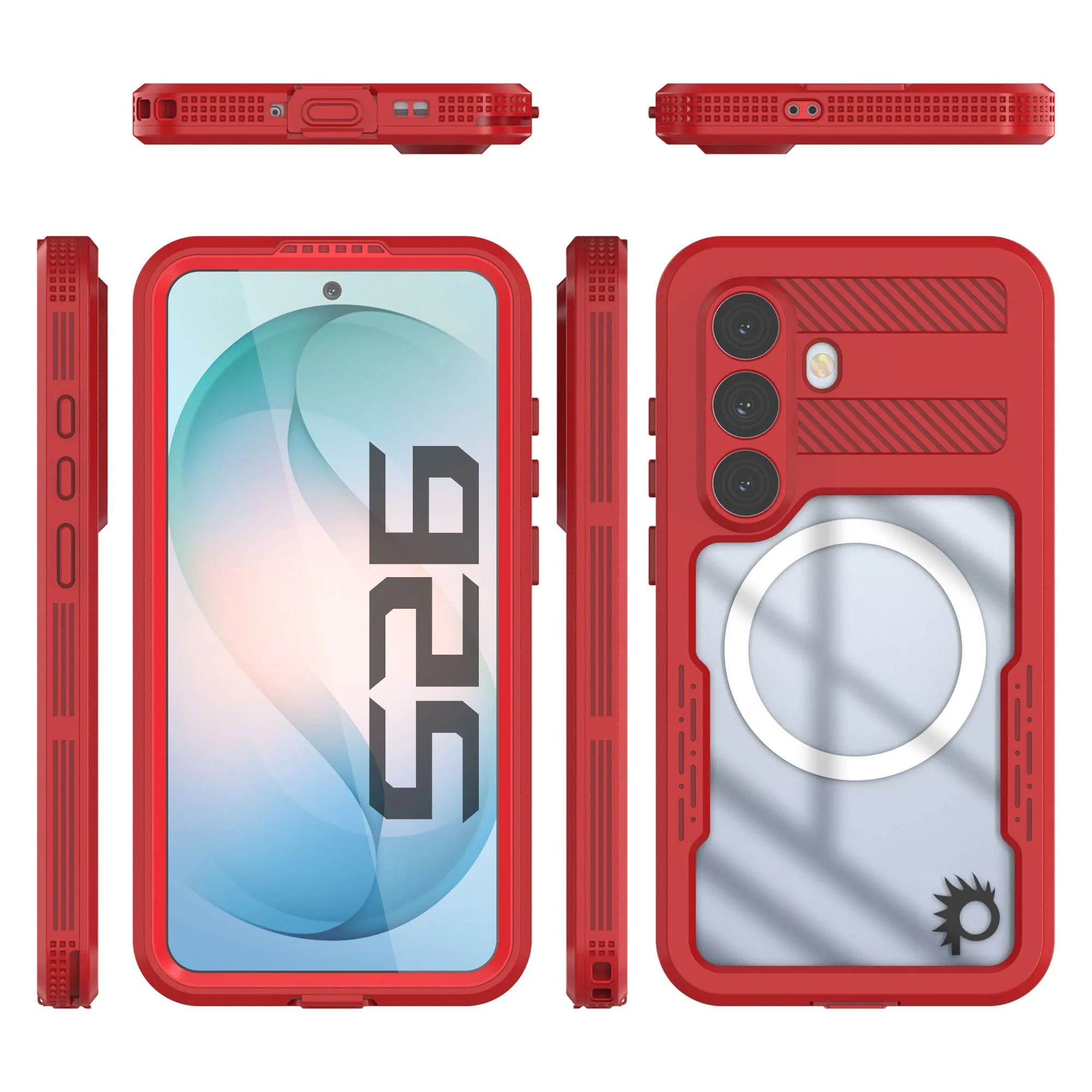 Galaxy S26 Waterproof Case [Alpine 2.0 Series] [Slim Fit] [IP68 Certified] [Shockproof] [Red]