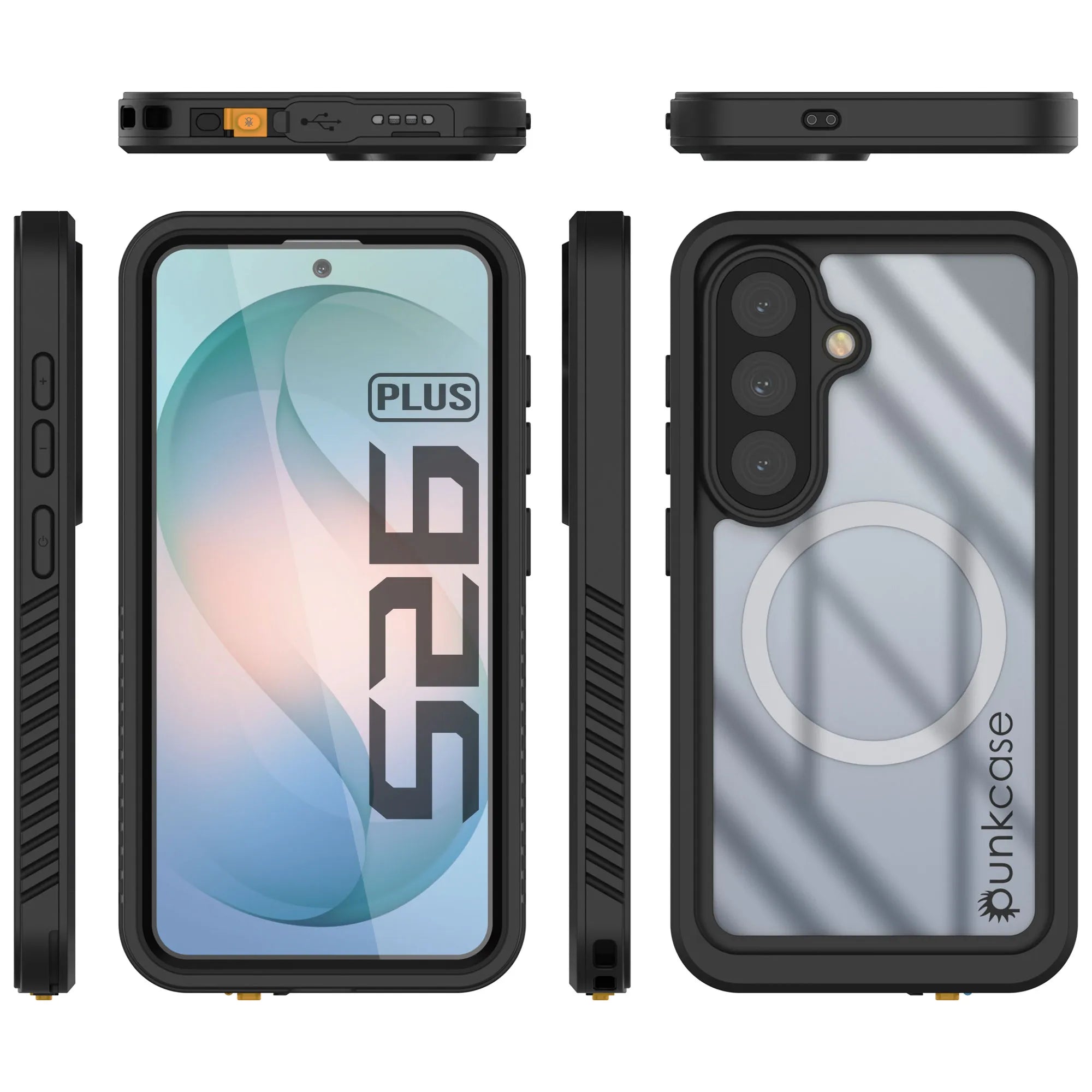 Galaxy S26 Plus Waterproof Case, Punkcase [Extreme Mag Series] Armor Cover W/ Built In Screen Protector [Black]