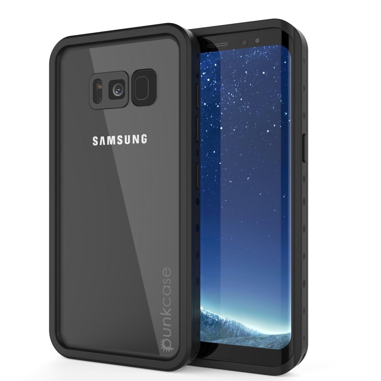 Galaxy S8 Plus Waterproof Case PunkCase StudStar Teal Thin 6.6ft Underwater IP68 Shock/Snow Proof