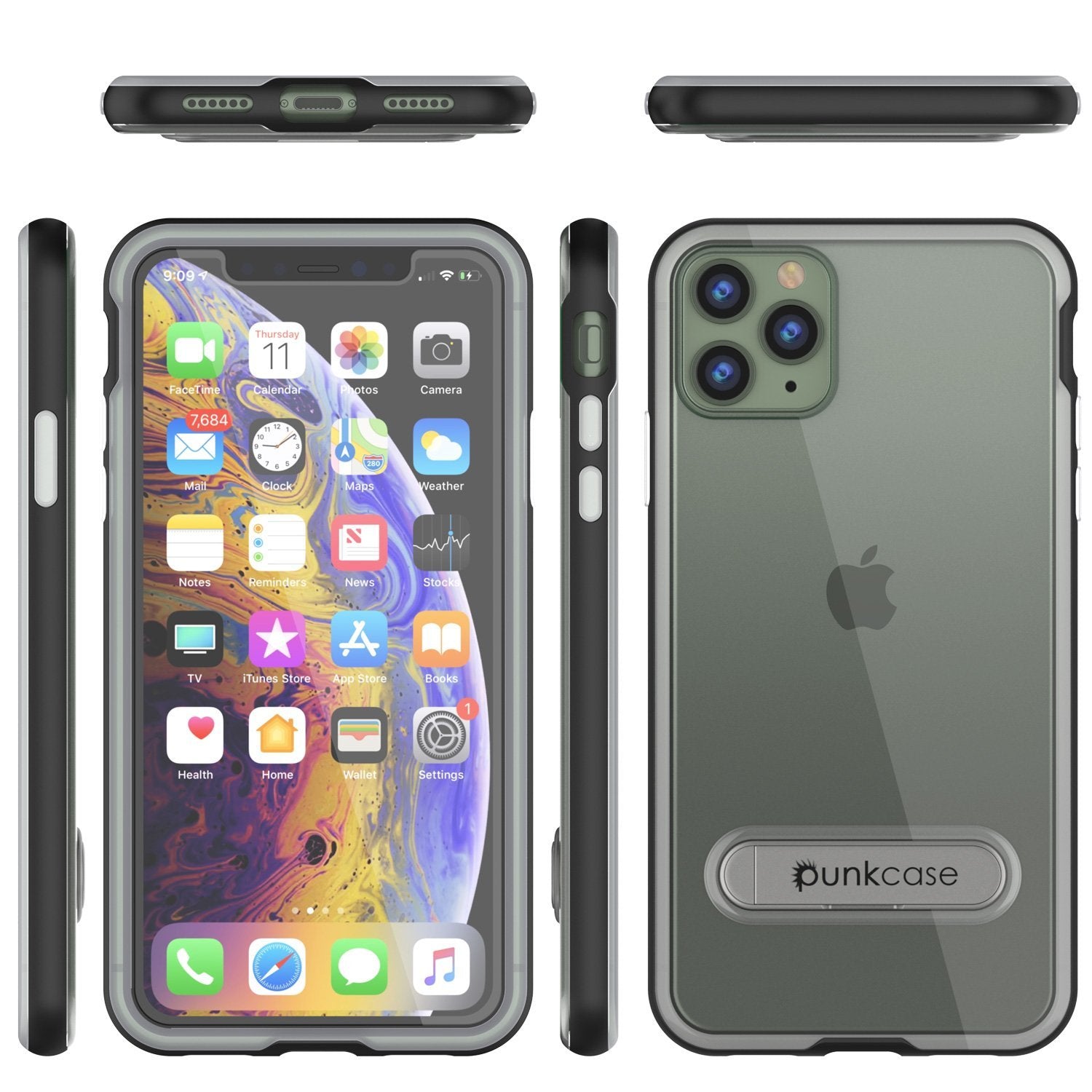 iPhone 12 Pro Max Case, PUNKcase [LUCID 3.0 Series] [Slim Fit] Protective Cover w/ Integrated Screen Protector [Gold]