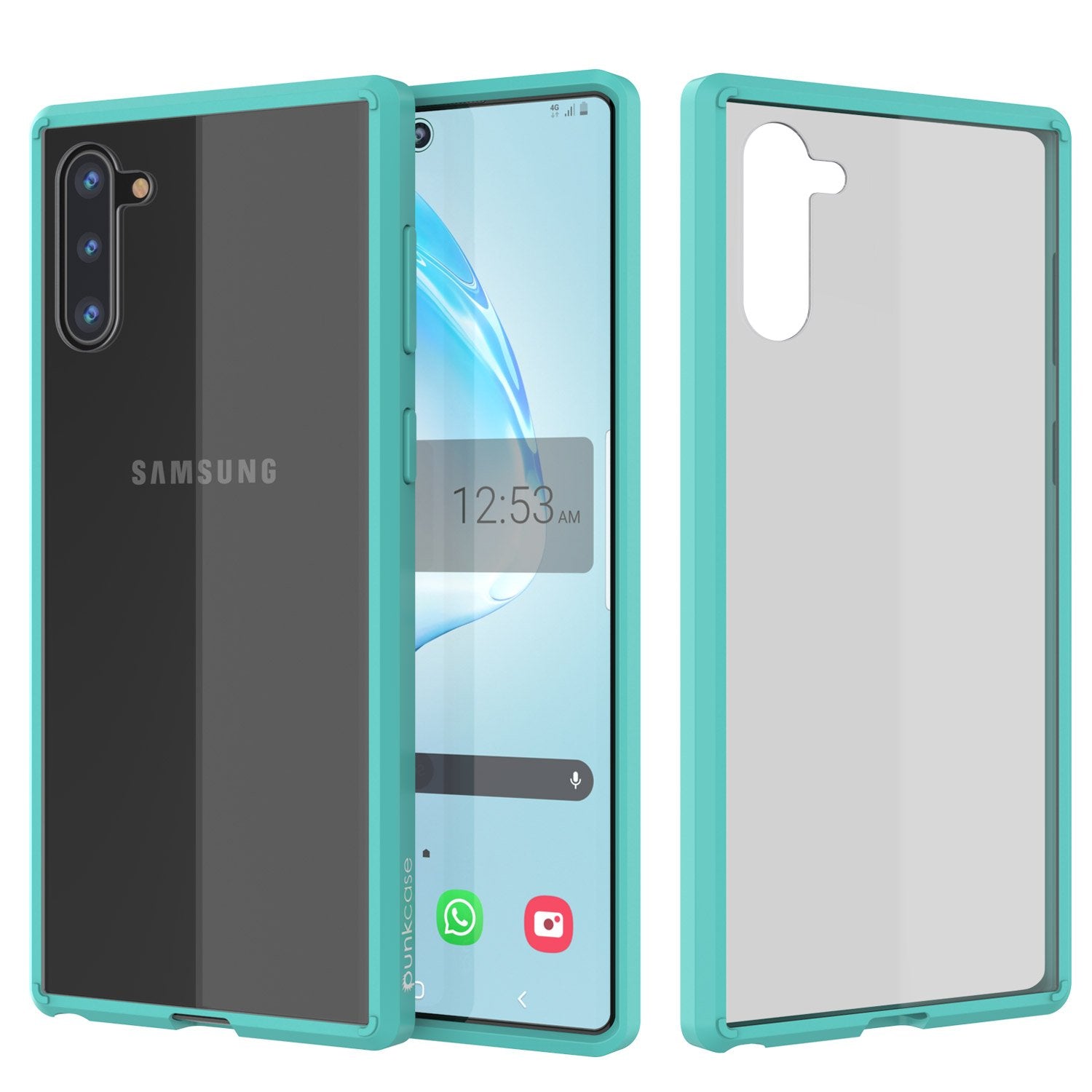 Galaxy Note 20 Punkcase Lucid-2.0 Series Slim Fit Armor Crystal Black Case Cover