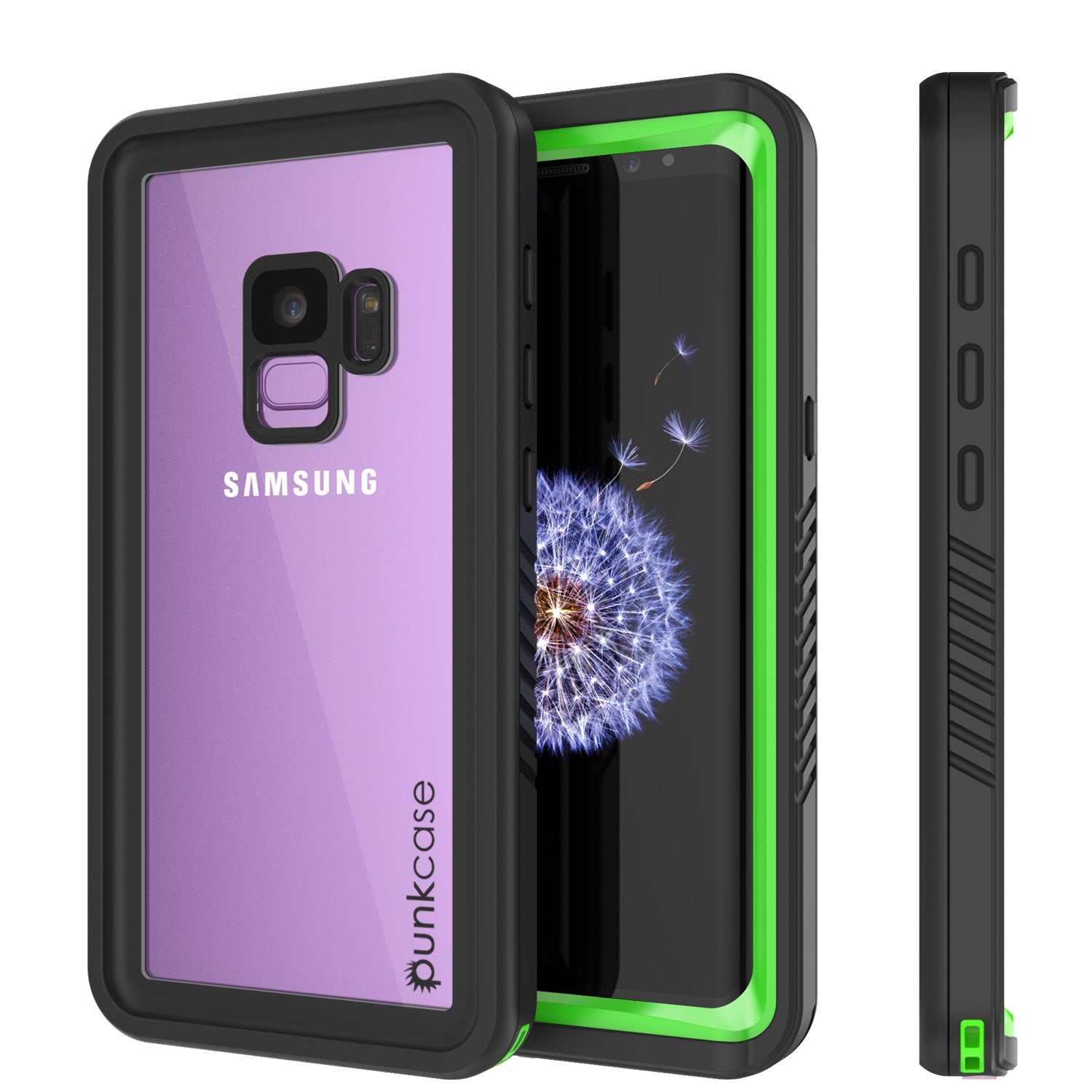 Galaxy S9 PLUS Waterproof Case, Punkcase [Extreme Series] [Slim Fit] [IP68 Certified] [Shockproof] [Snowproof] [Dirproof] Armor Cover W/ Built In Screen Protector for Samsung Galaxy S9+ [Purple]