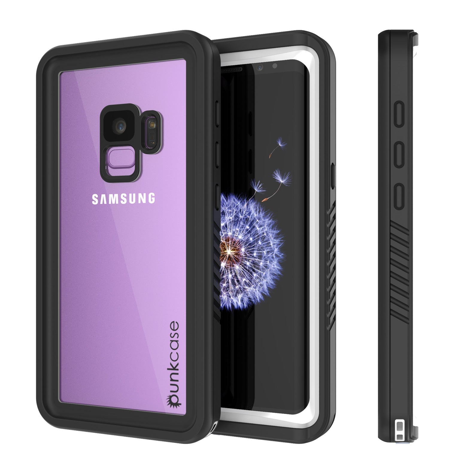 Galaxy S9 Waterproof Case, Punkcase [Extreme Series] [Slim Fit] [IP68 Certified] [Shockproof] [Snowproof] Armor Cover [Black]