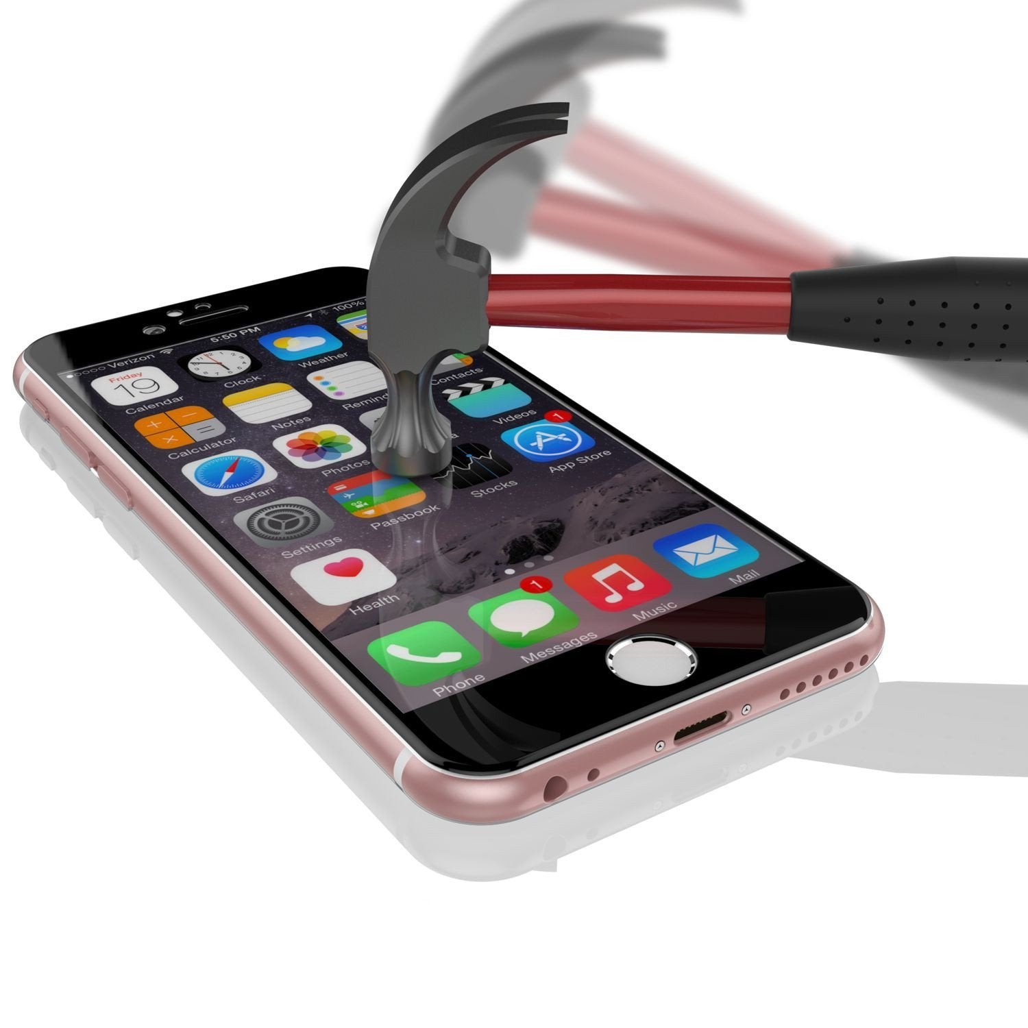 iPhone 6/6s Punkcase Glass SHIELD Tempered Glass Screen Protector 0.33mm Thick 9H Glass