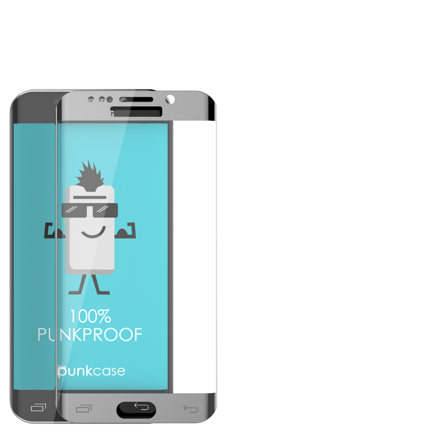 Galaxy S6 Edge Plus Gold Punkcase Glass SHIELD Tempered Glass Screen Protector 0.33mm Thick 9H