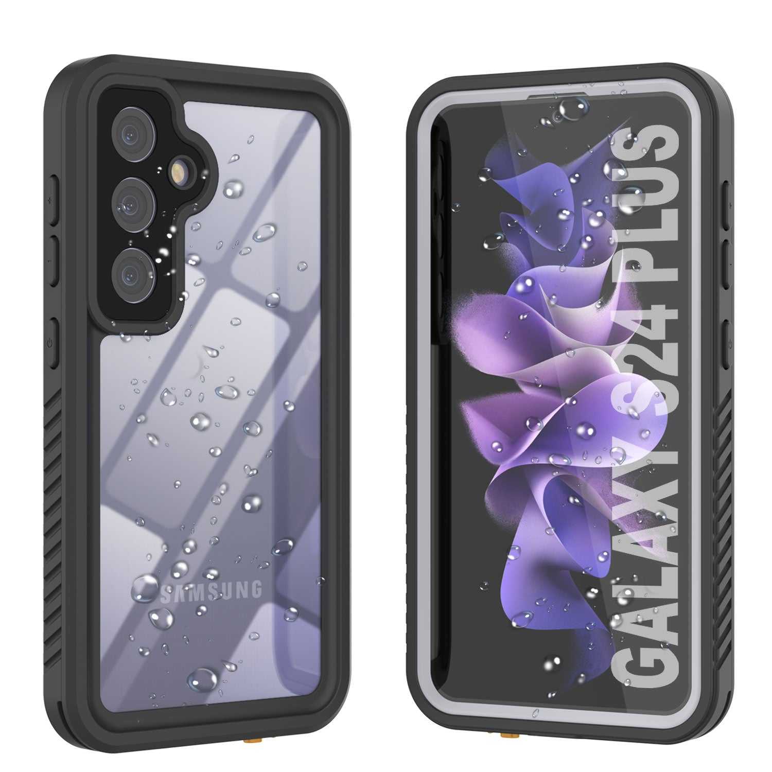 Galaxy S24+ Plus Water/ Shockproof [Extreme Series] Slim Screen Protector Case [Purple]