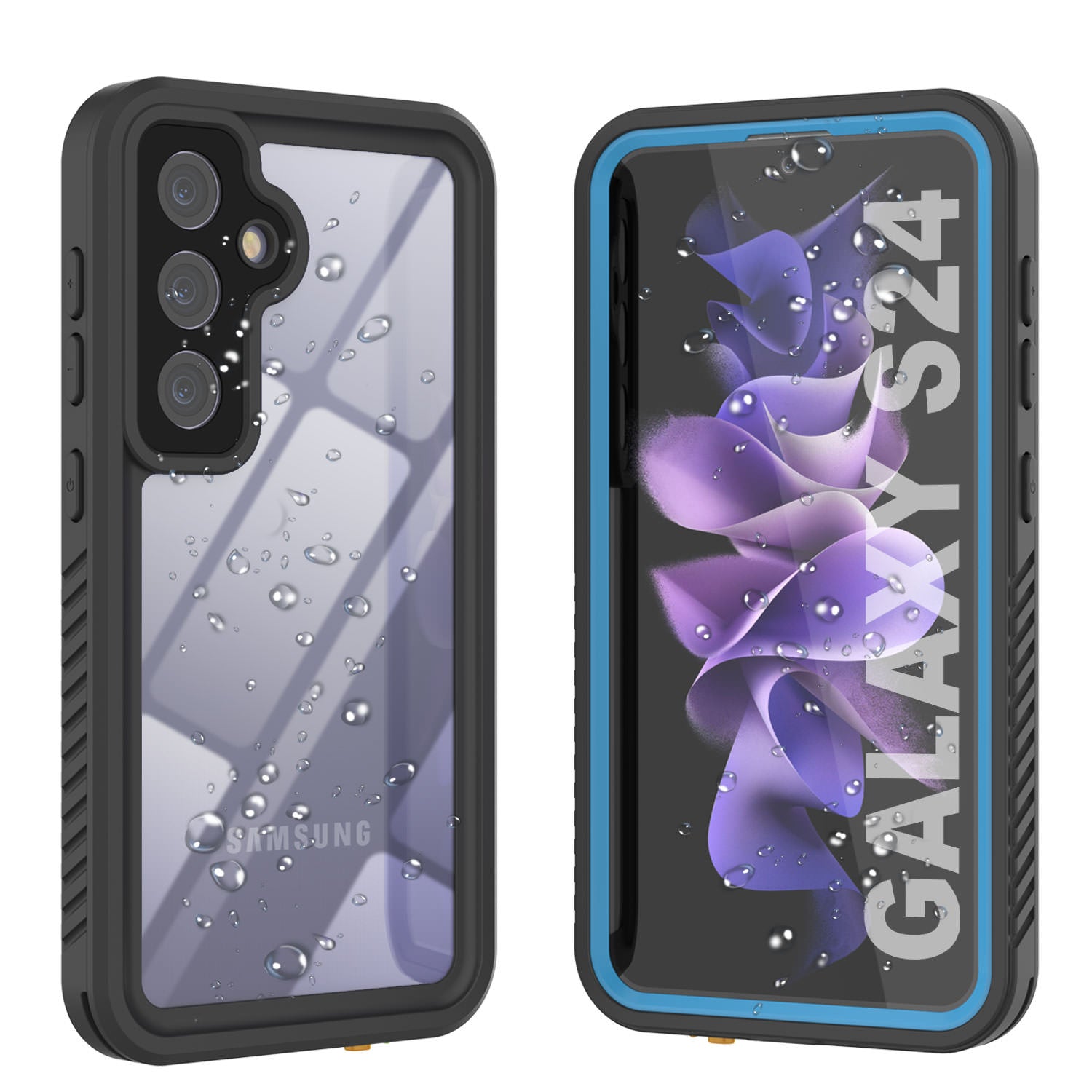 Galaxy S24 Water/ Shockproof [Extreme Series] Slim Screen Protector Case [Purple]