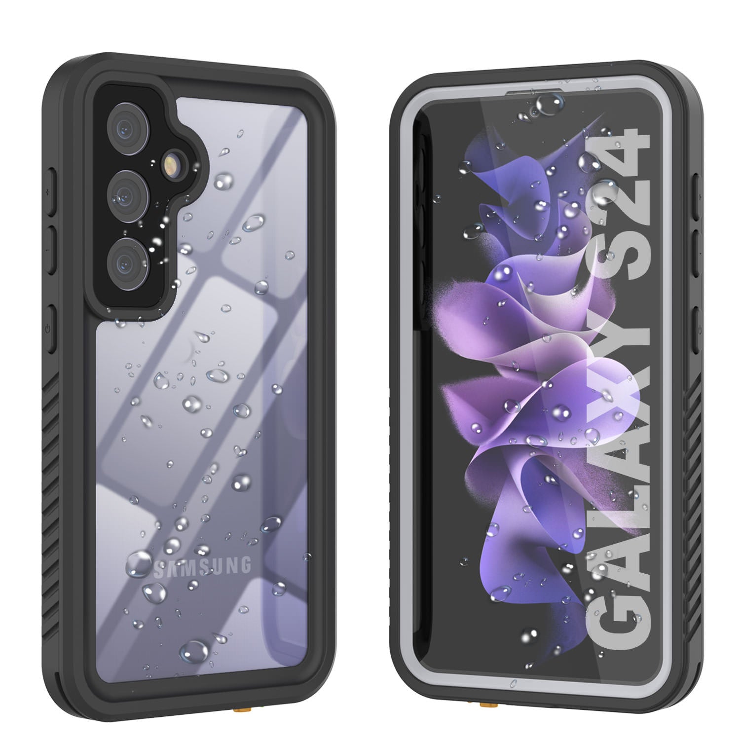 Galaxy S24 Water/ Shockproof [Extreme Series] With Screen Protector Case [Black]