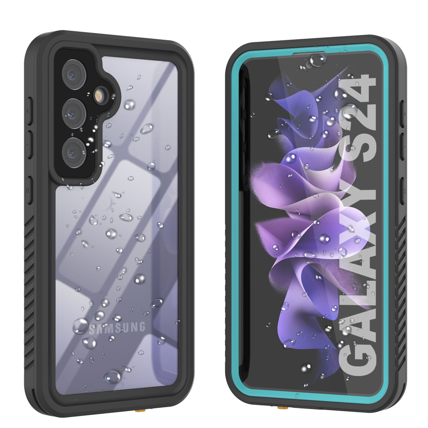 Galaxy S24 Water, Shock, Snow, dirt proof Extreme Series Slim Case [Light Blue]
