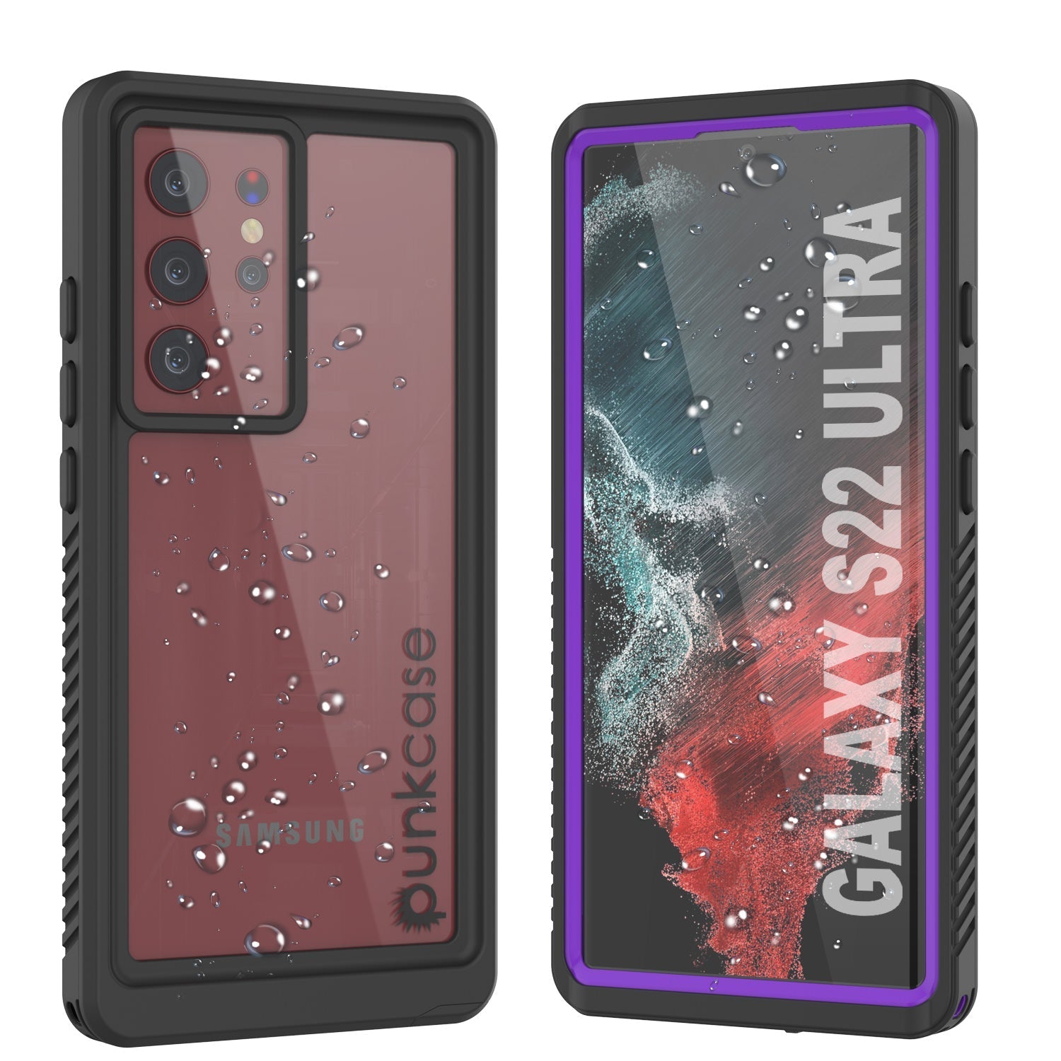 Galaxy S22 Ultra Water/ Shock/ Snowproof [Extreme Series] Slim Screen Protector Case [Pink]