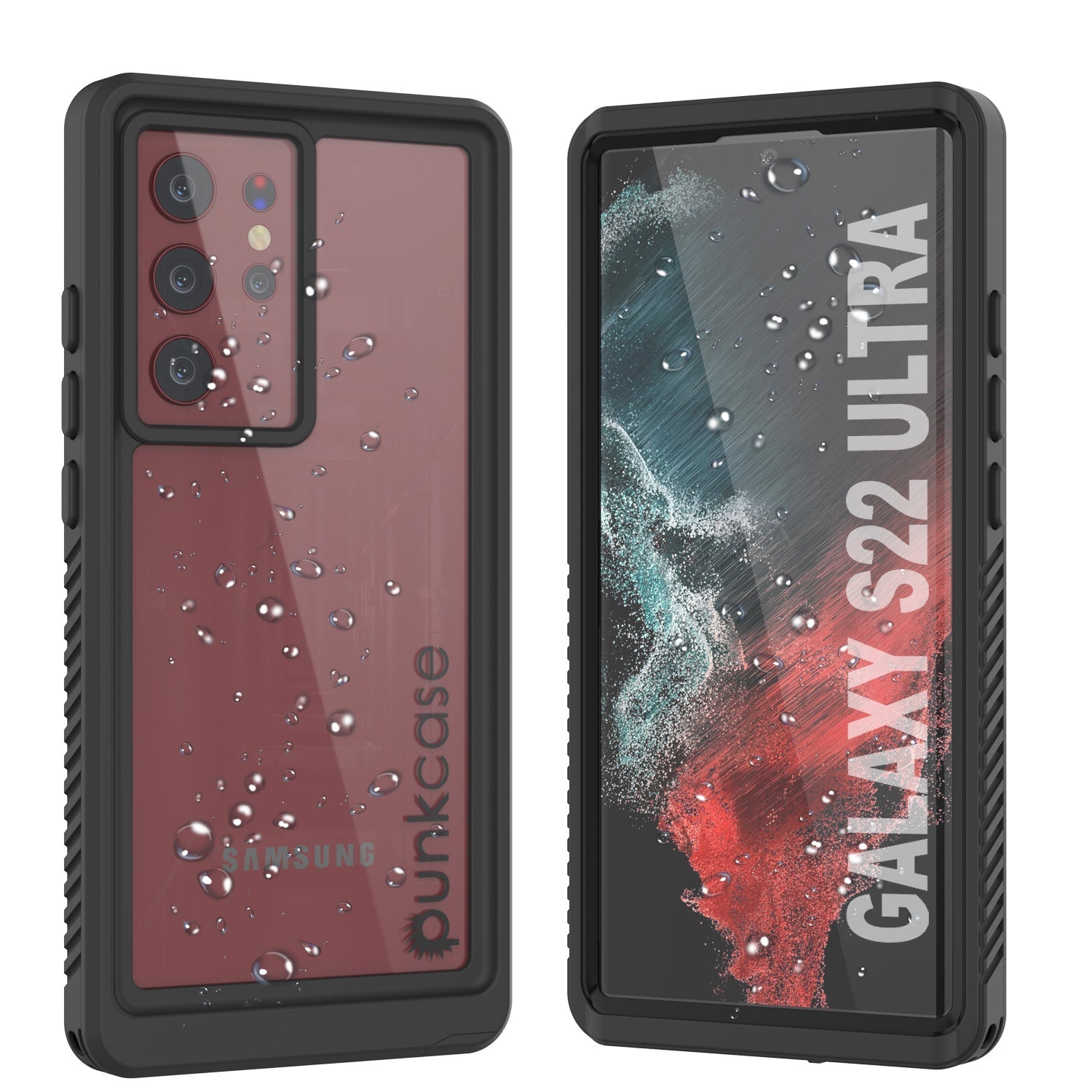 Galaxy S22 Ultra Water/ Shock/ Snowproof [Extreme Series] Slim Screen Protector Case [Pink]