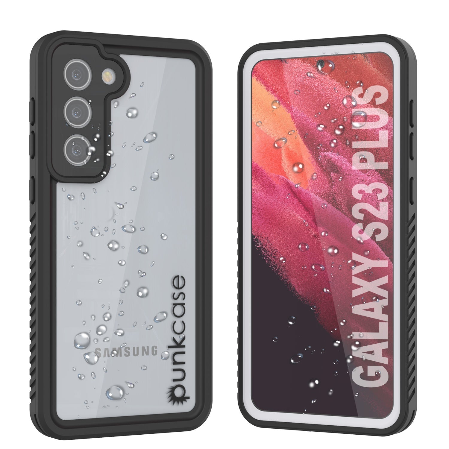 Galaxy S23+ Plus Water/ Shockproof [Extreme Series] With Screen Protector Case [Black]