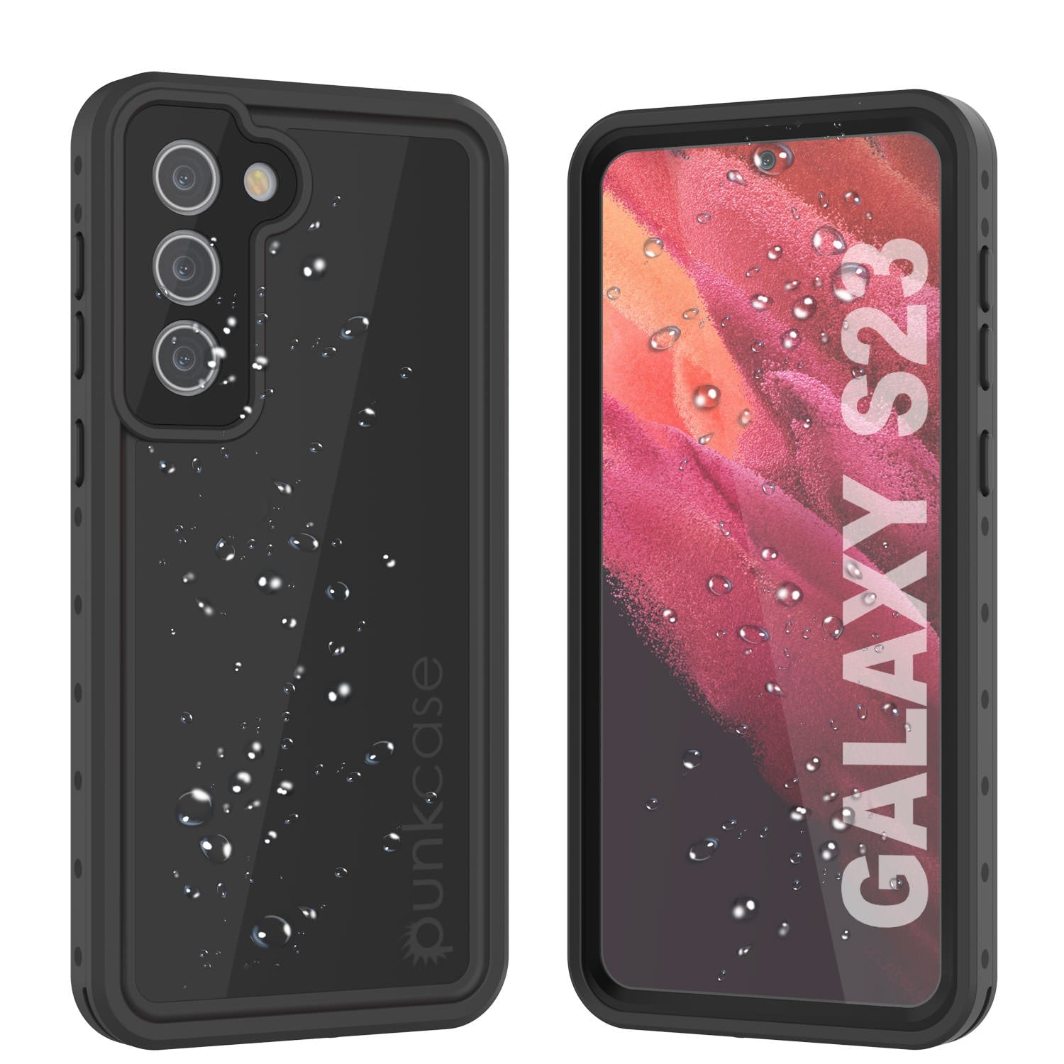 Galaxy S23 Waterproof Case PunkCase StudStar Light Green Thin 6.6ft Underwater IP68 ShockProof