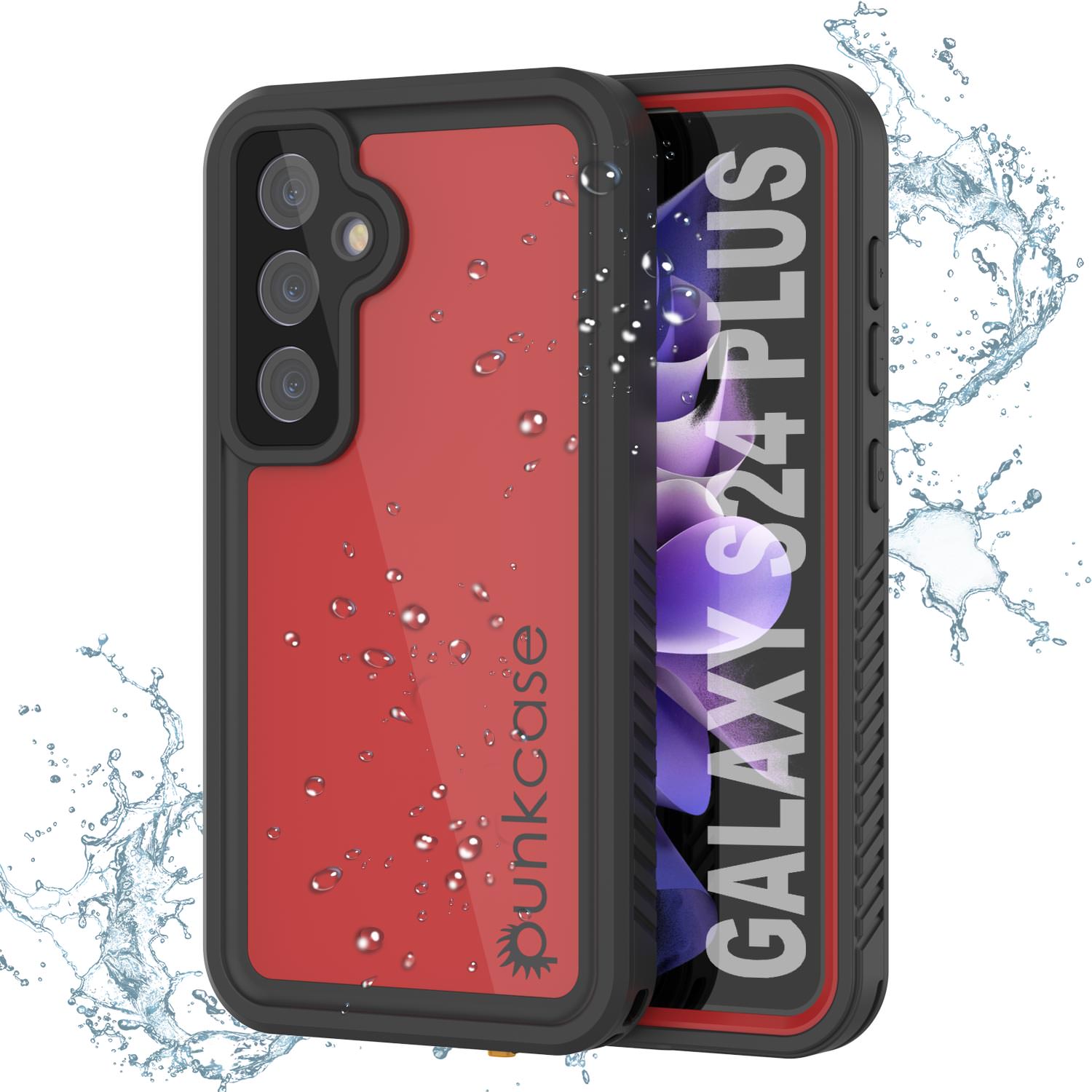 Galaxy S24+ Plus Waterproof Case PunkCase StudStar Pink Thin 6.7ft Underwater IP68 Shock/Snow Proof