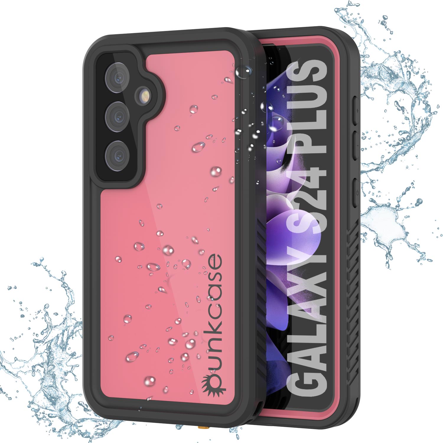Galaxy S24+ Plus Waterproof Case PunkCase StudStar Purple Thin 6.7ft Underwater IP68 Shock/Snow Proof